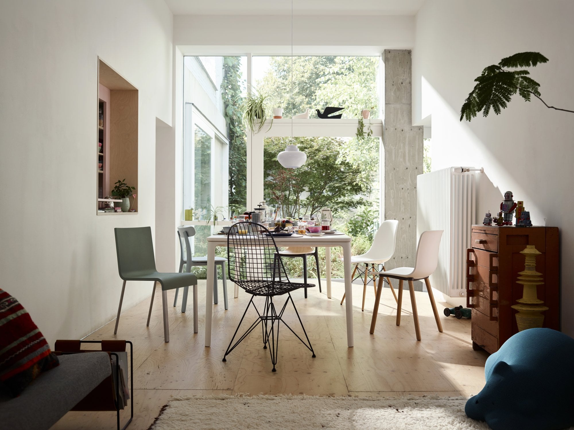 Vitra All Plastic Chair, ice grey | Finnish Design Shop