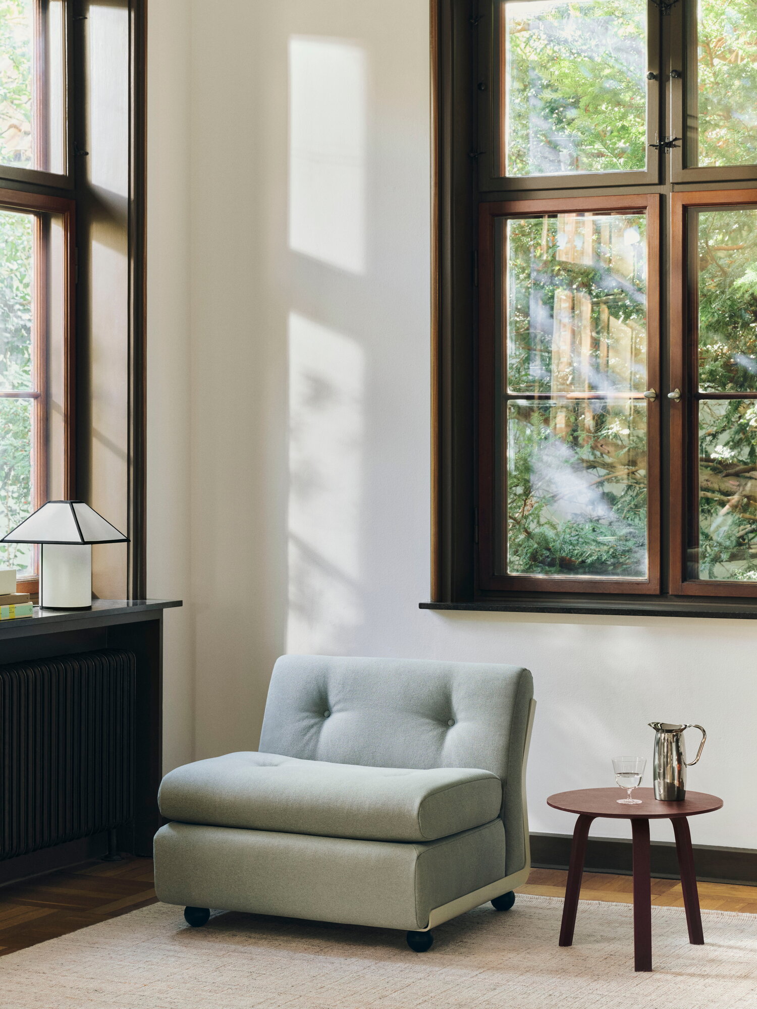 HAY Bella coffee table 45 cm, low, dark bordeaux | Finnish Design Shop