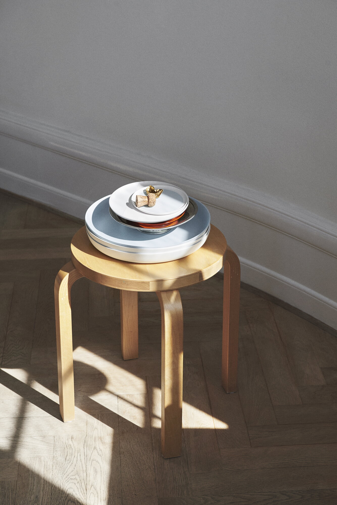 Artek Aalto stool E60, birch | Finnish Design Shop