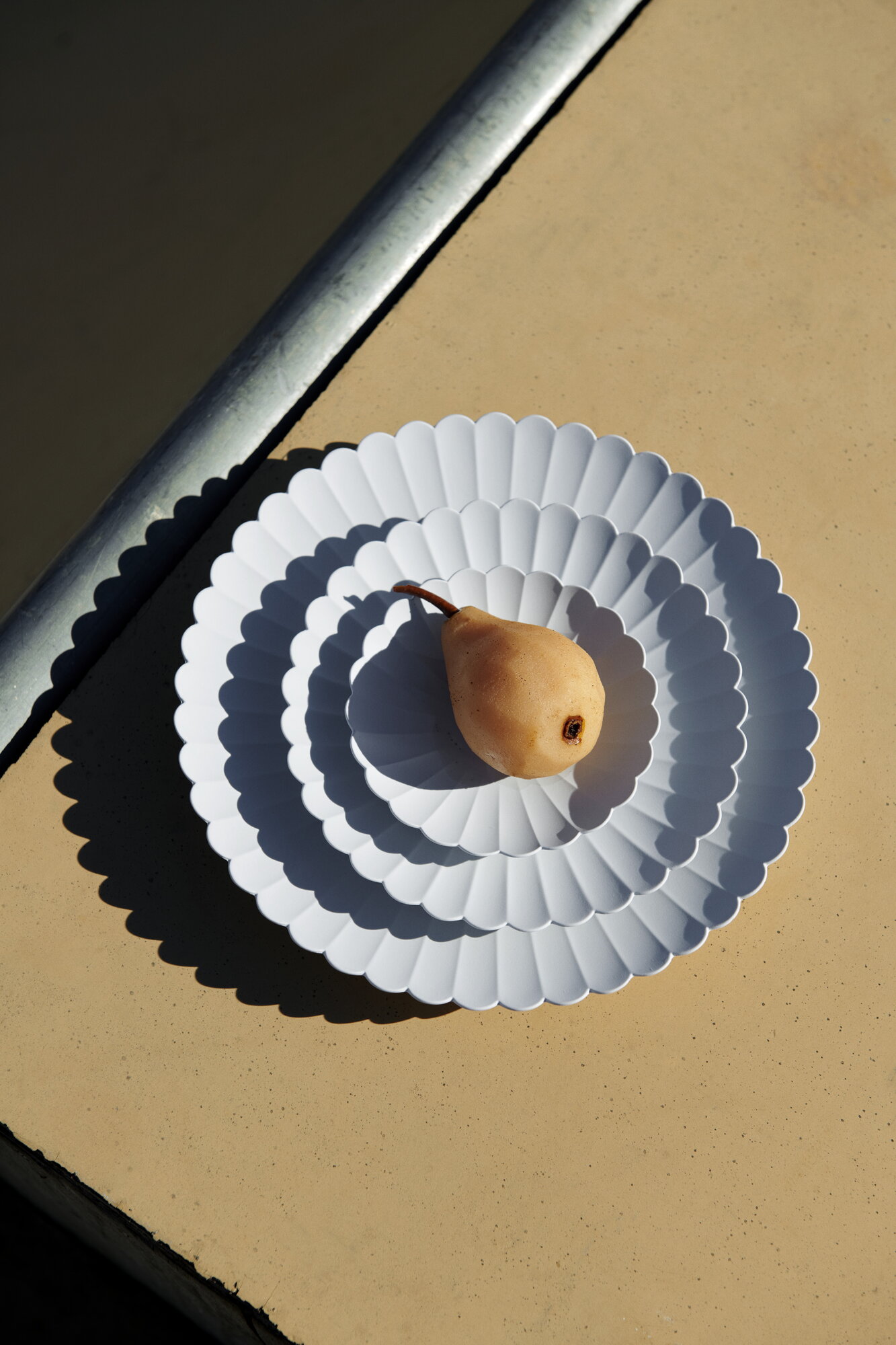 1616 / arita japan TY Palace 110 plate, unglazed grey | Finnish