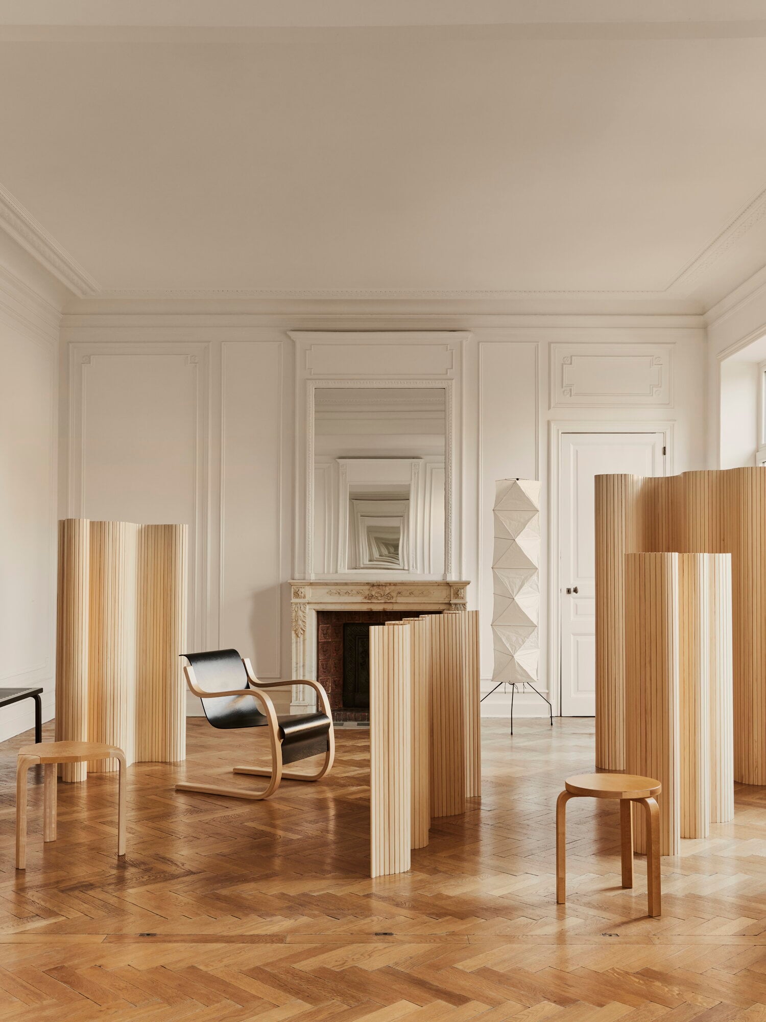 Artek Aalto Screen 100B, 150 x 200 cm, pine | Finnish Design Shop UK