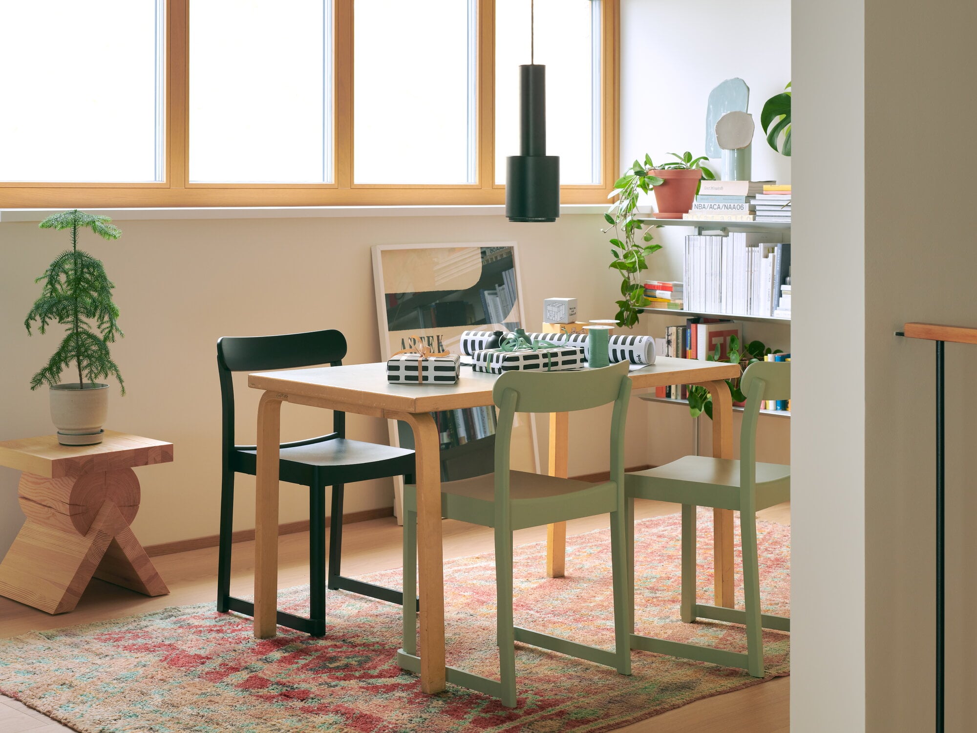 Artek Aalto table 81B, birch - white laminate | Finnish Design Shop