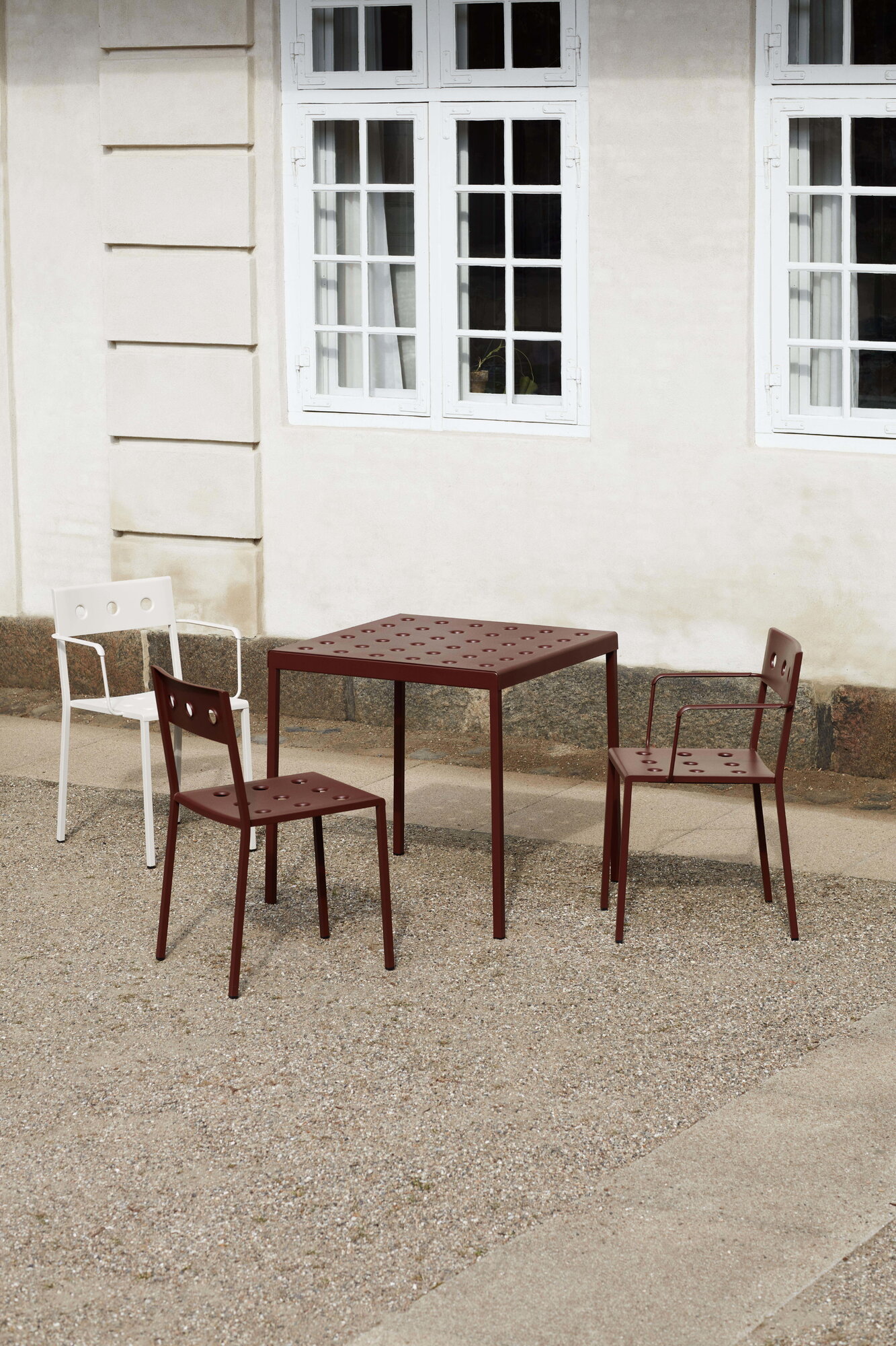HAY Balcony armchair, iron red | Finnish Design Shop