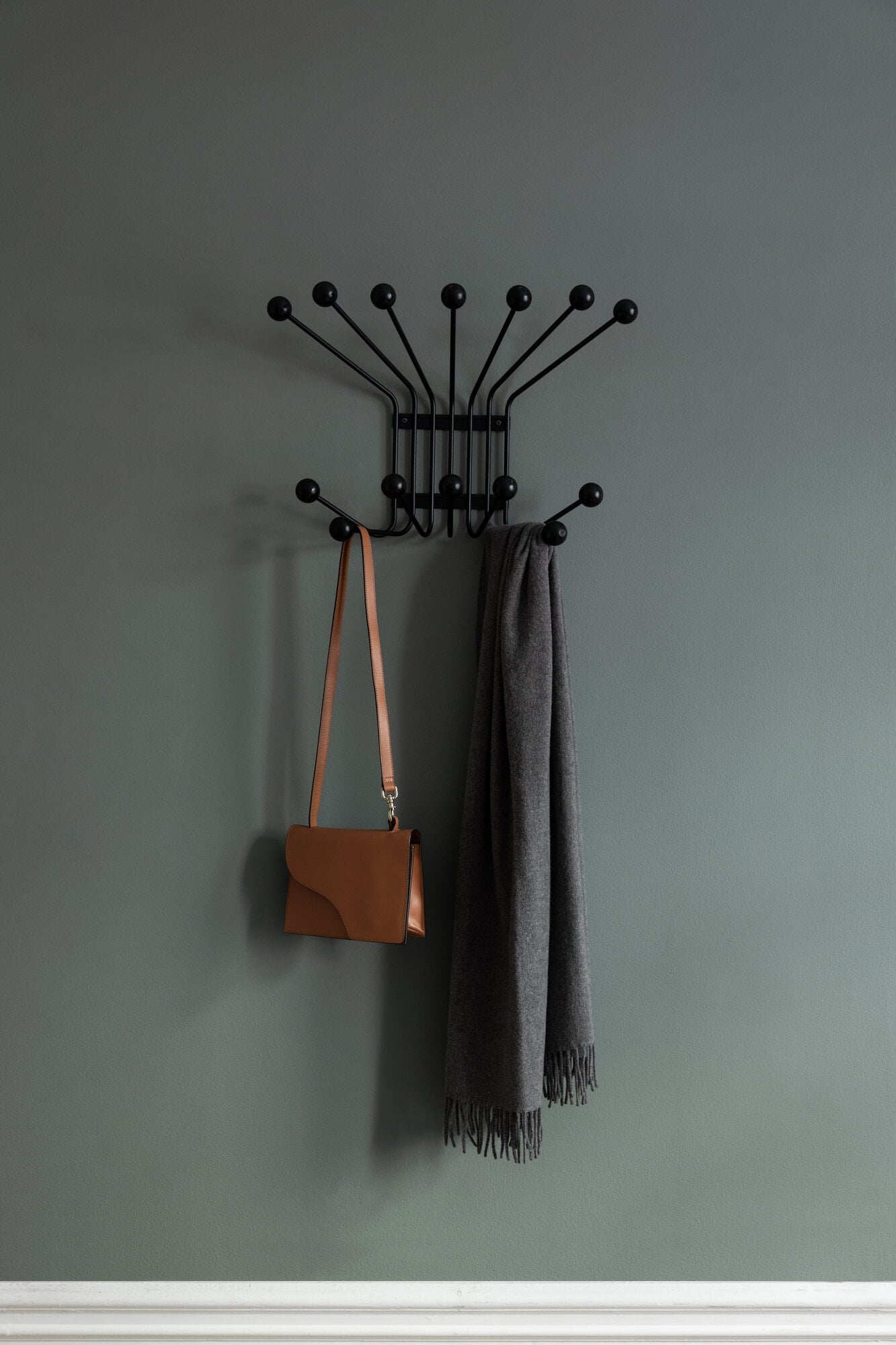 Maze Bill coat rack, L, black | Finnish Design Shop