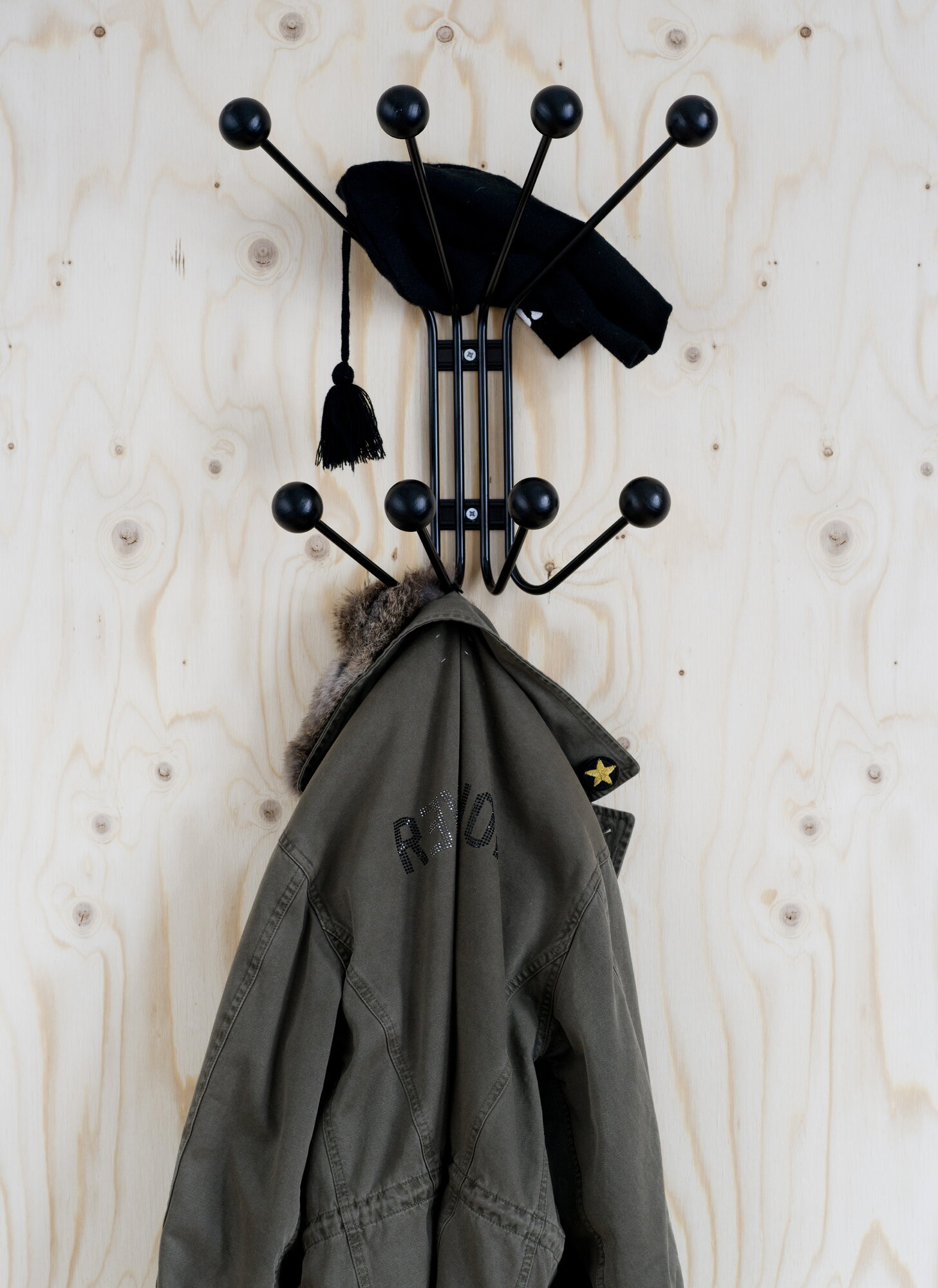 Maze Bill coat rack, S, black | Finnish Design Shop