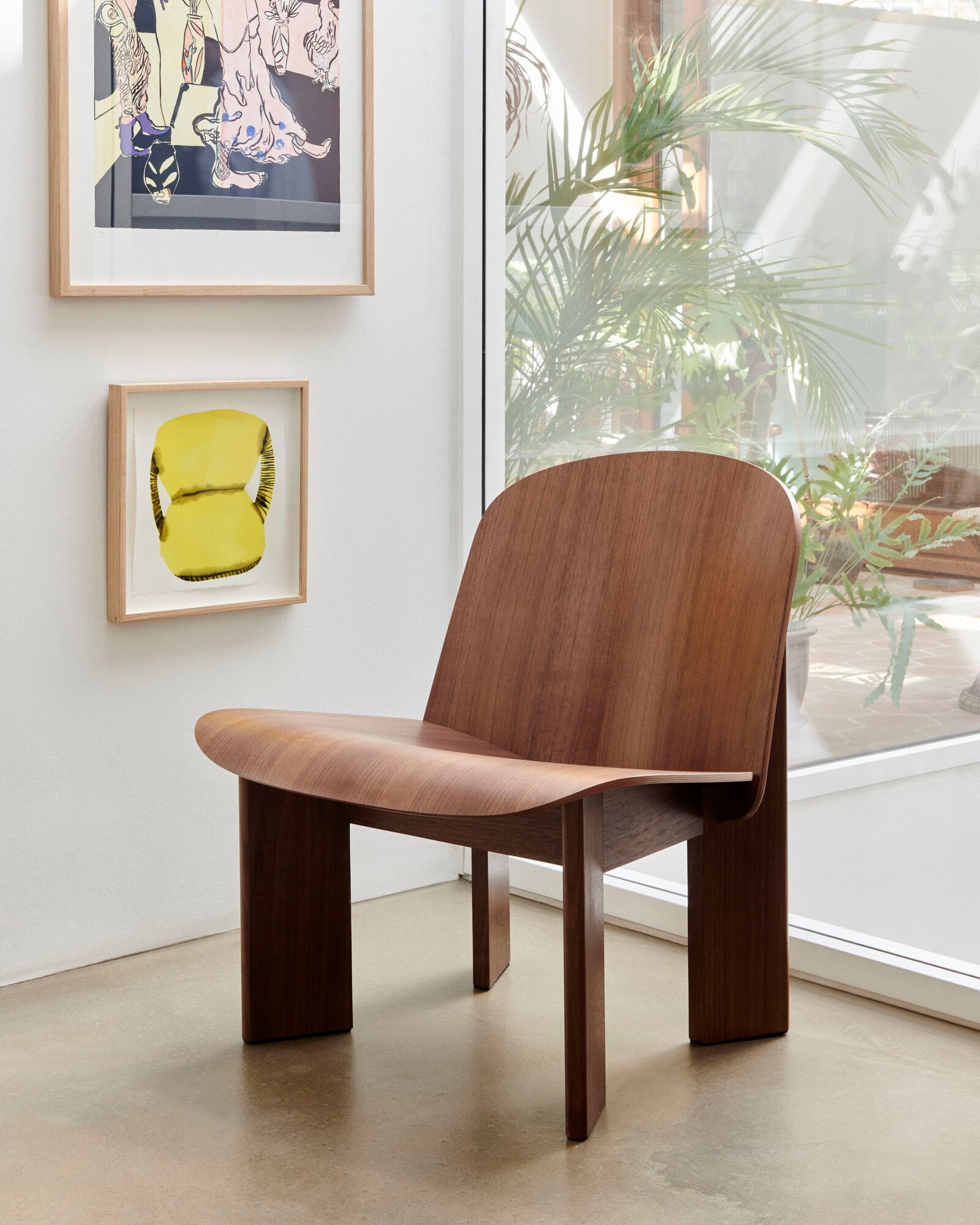 HAY Chisel lounge chair, lacquered walnut | Finnish Design Shop