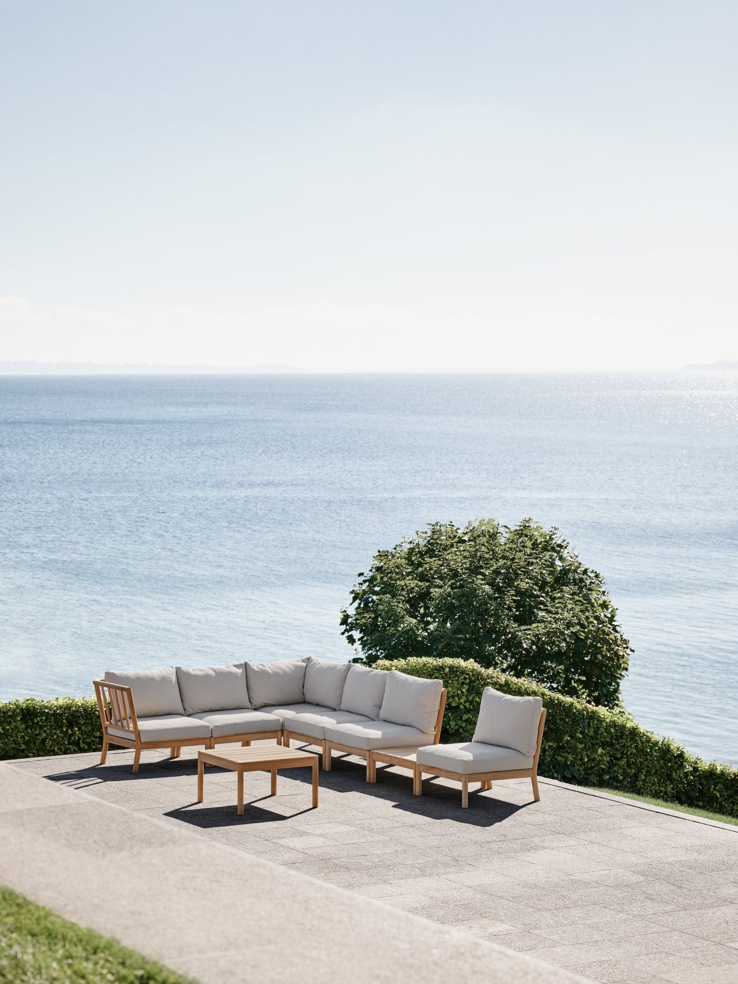 Skagerak Tradition spacer module, teak - light sand | Finnish Design Shop