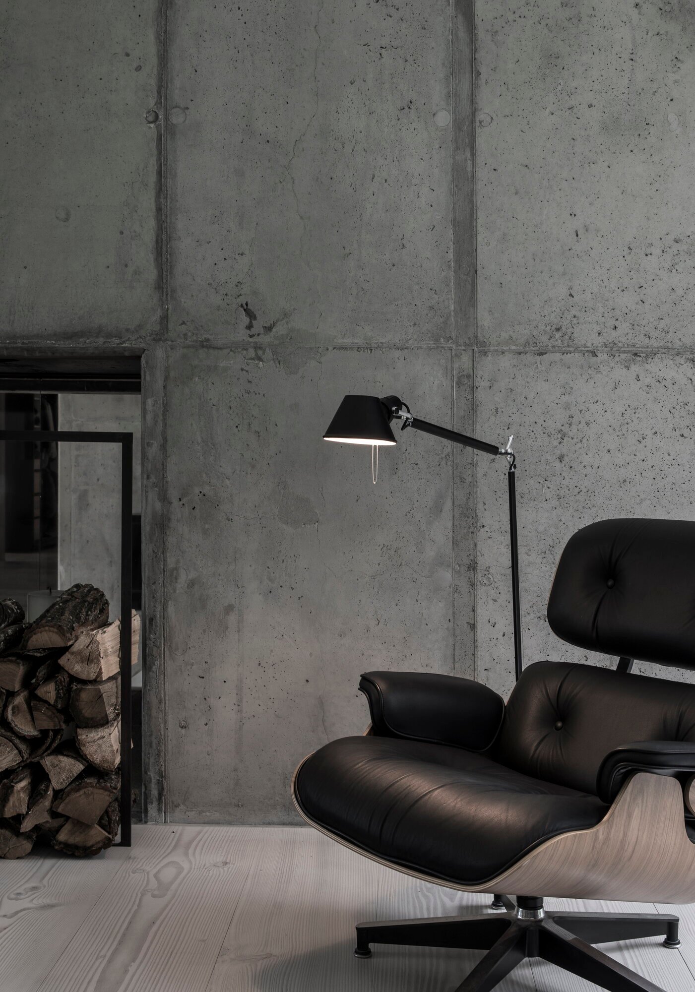 Artemide Tolomeo Lettura floor lamp, black | Finnish Design Shop