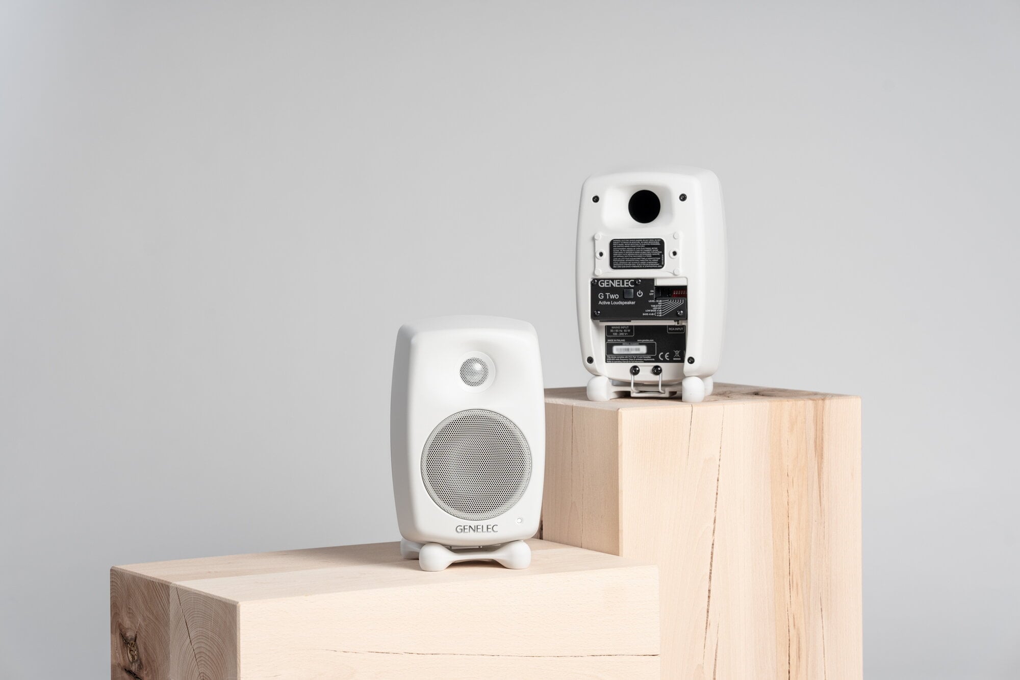 Genelec G Two (B) active speaker, white | Finnish Design Shop
