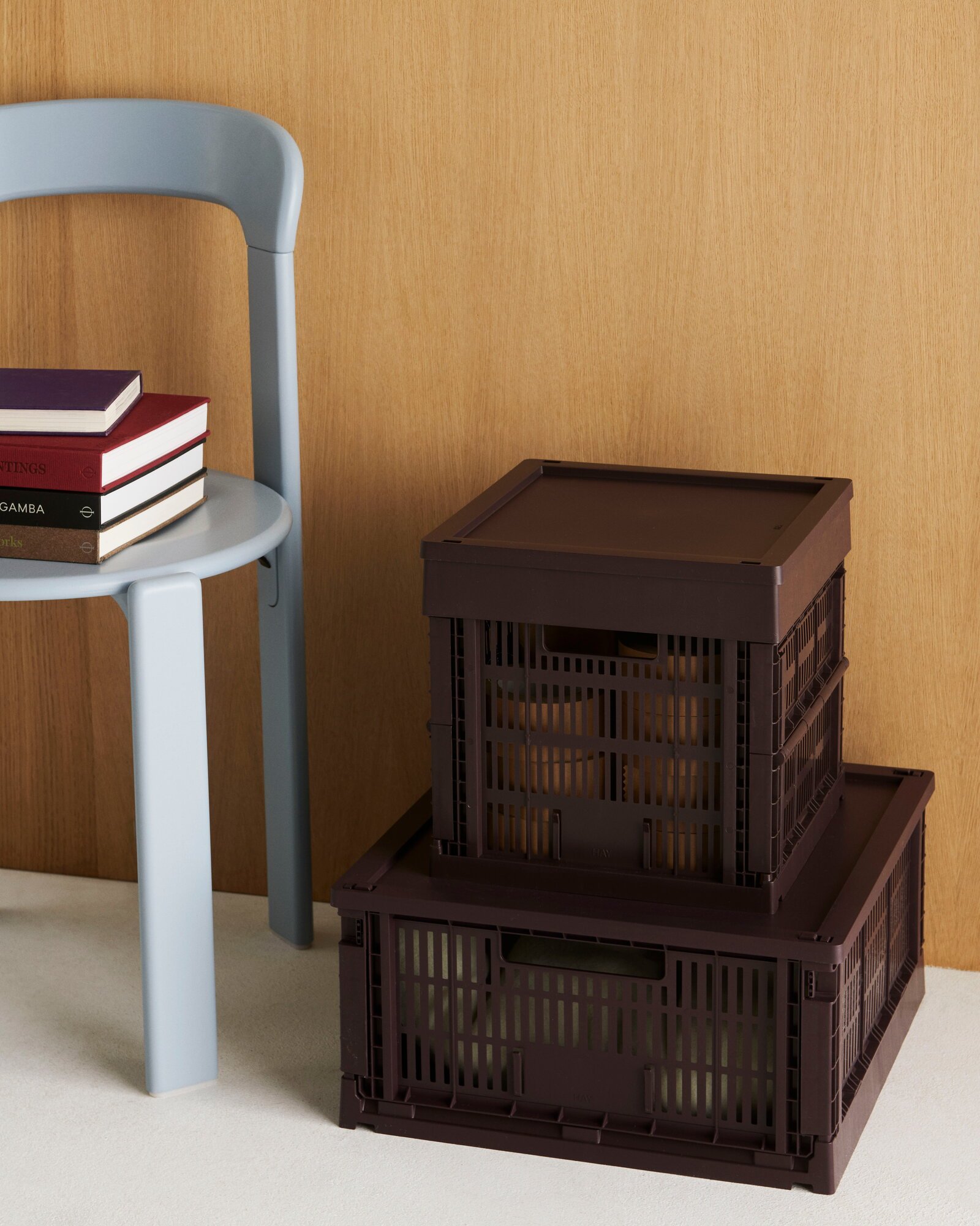 その他 HAY COLOUR CRATE L HAY Colour Crate, L, recycled plastic, off-white | Finnish