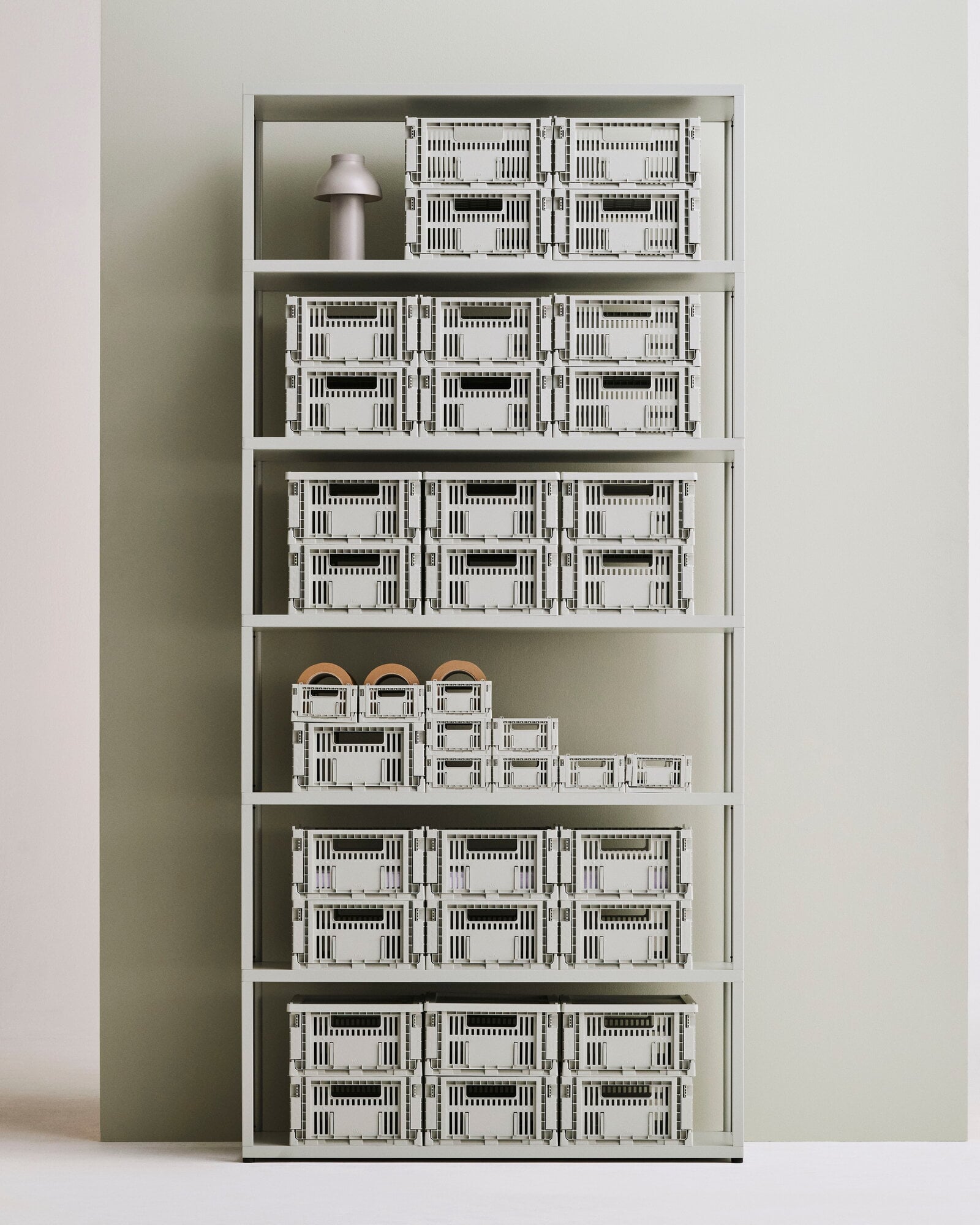 家具・インテリア Colour Crate, XL, recycled plastic, grey Recycled