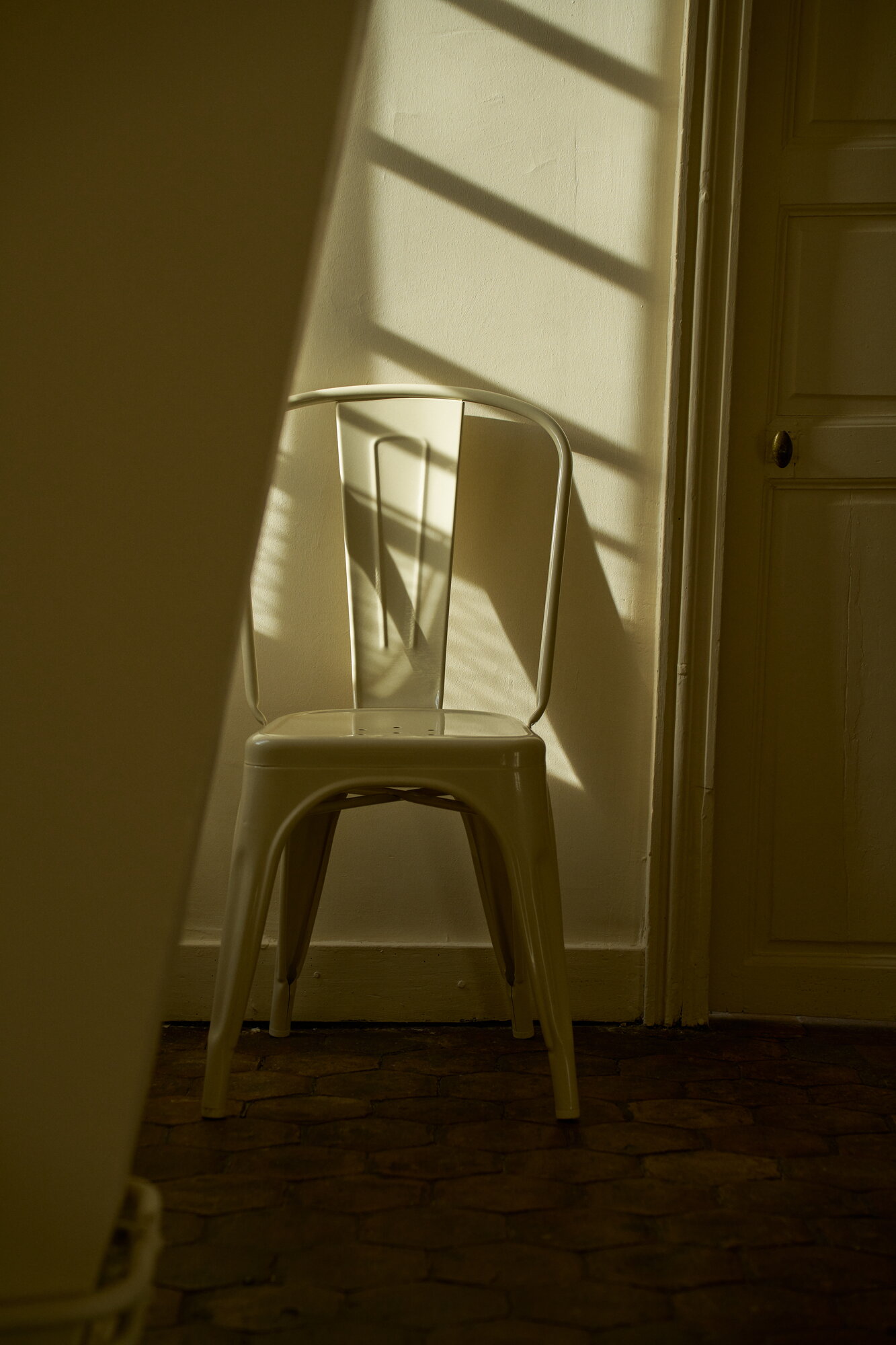Tolix Chair A, glossy white | Finnish Design Shop