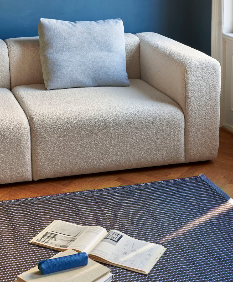 HAY Tapis rug, chestnut - blue | Finnish Design Shop
