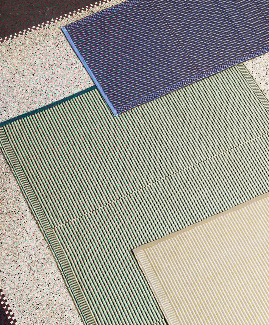 HAY Tapis rug, chestnut - blue | Finnish Design Shop