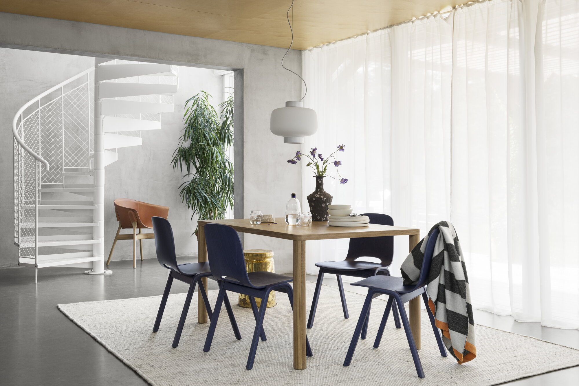 Hem Log table, 180 x 90 cm, oak | Finnish Design Shop