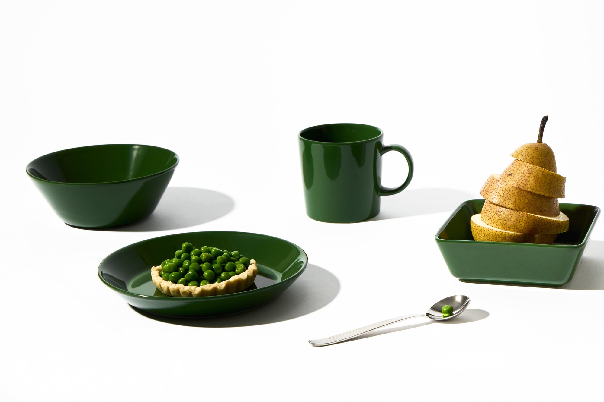 Iittala Teema plate, 17 cm, hunter | Finnish Design Shop