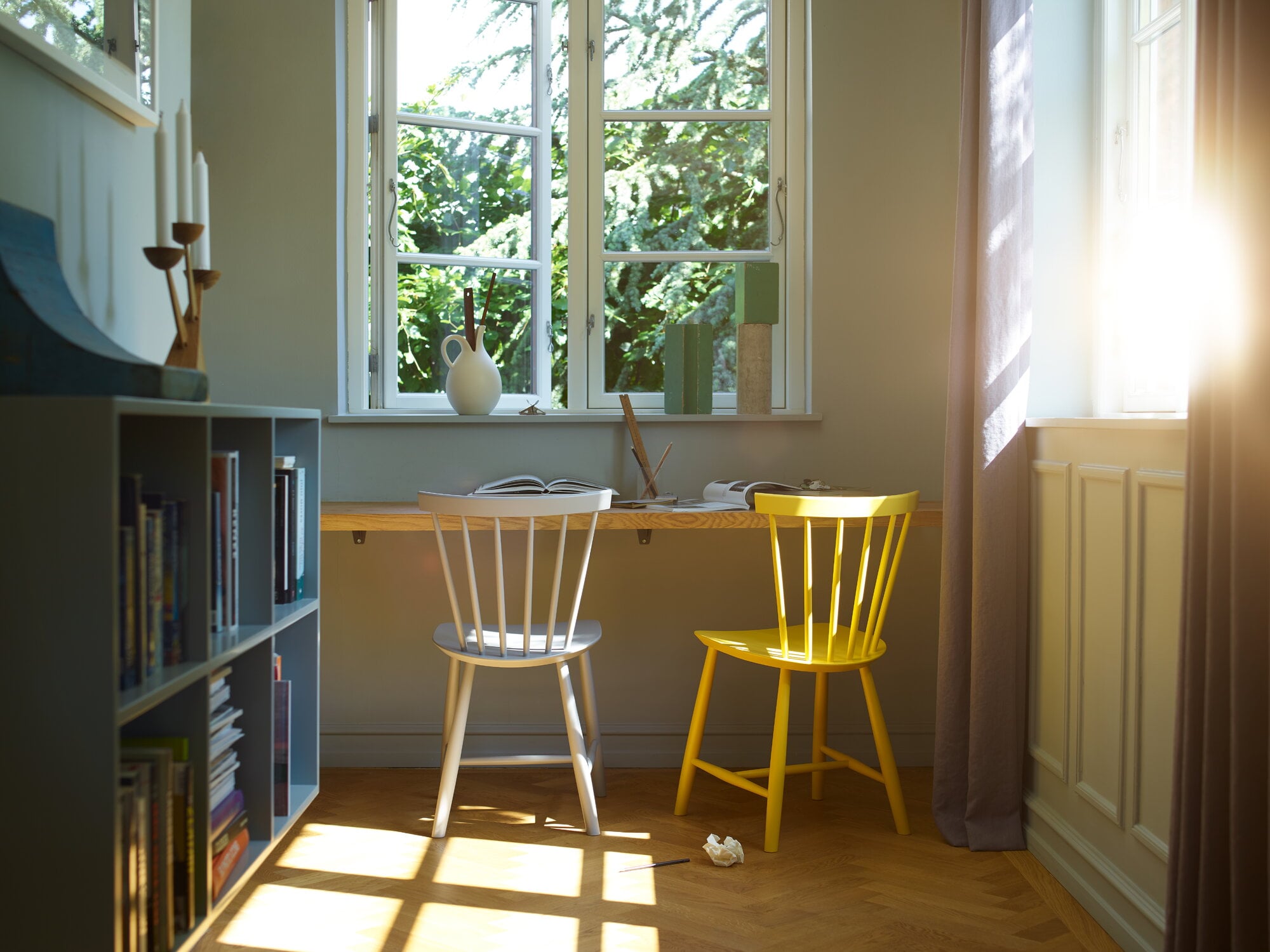 FDB Møbler J46 chair, white | Finnish Design Shop