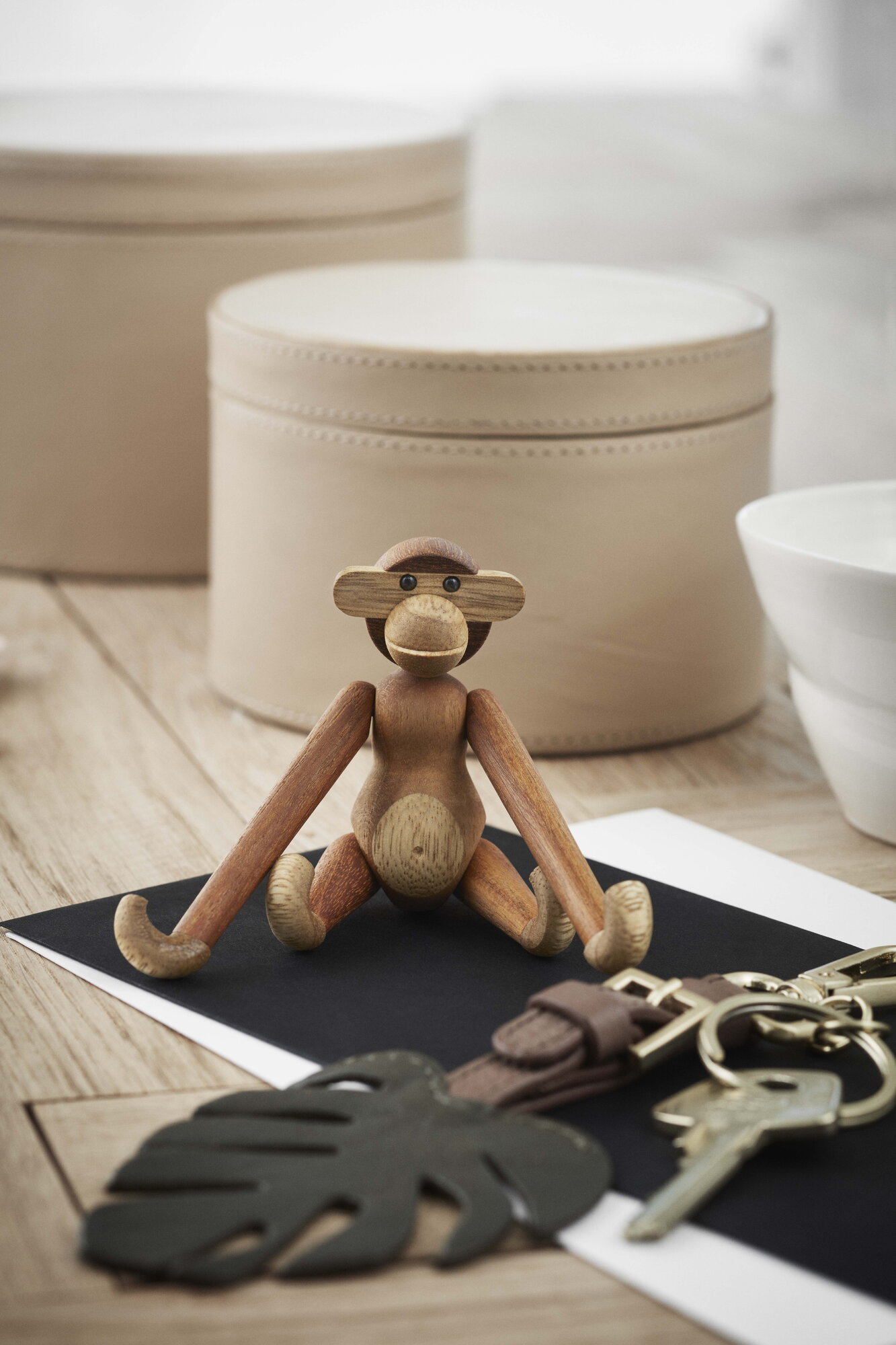 Kay Bojesen Denmark Wooden Monkey, mini, teak | Finnish Design Shop