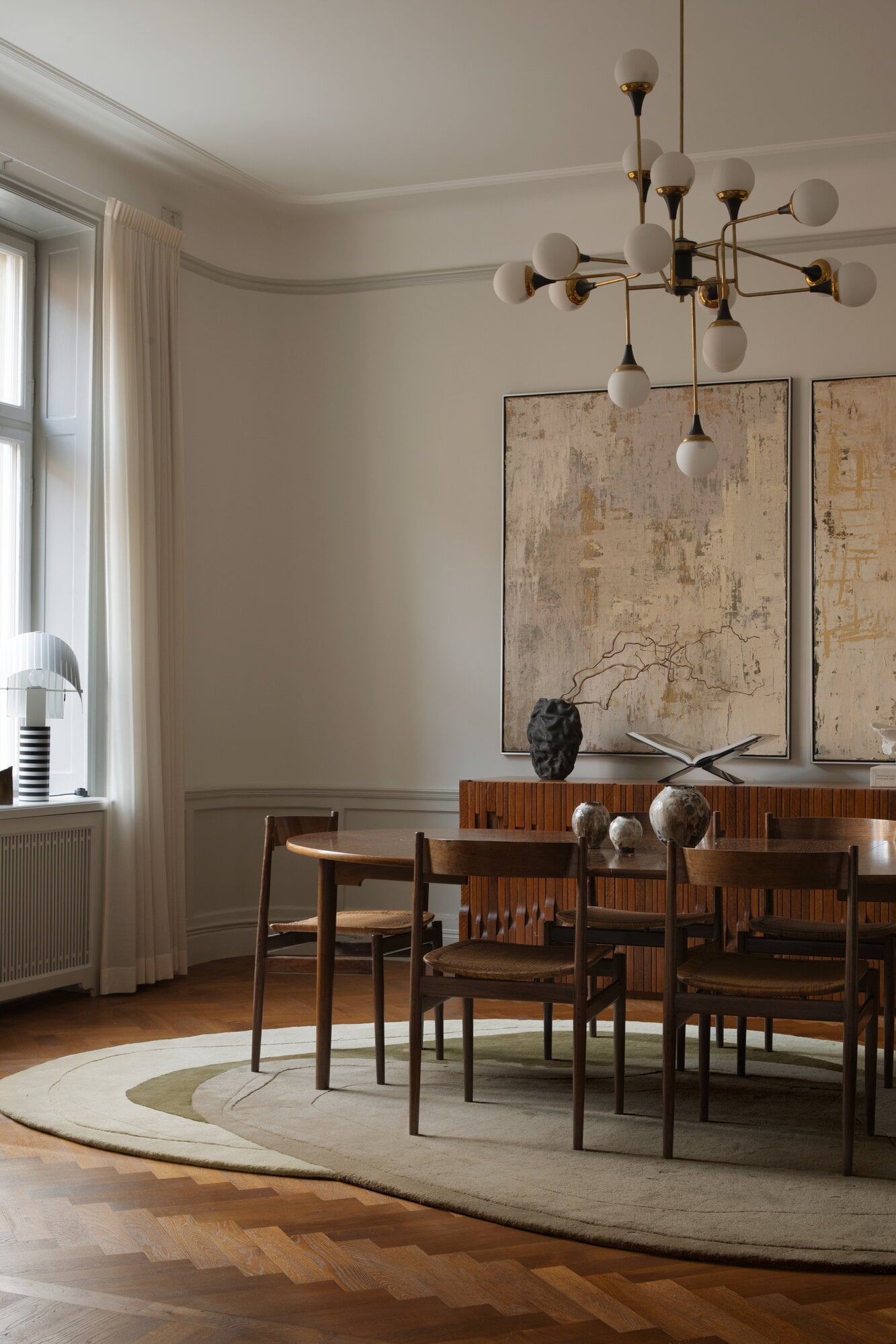 LAYERED Erik Bratsberg Lozza rug, olive | Finnish Design Shop