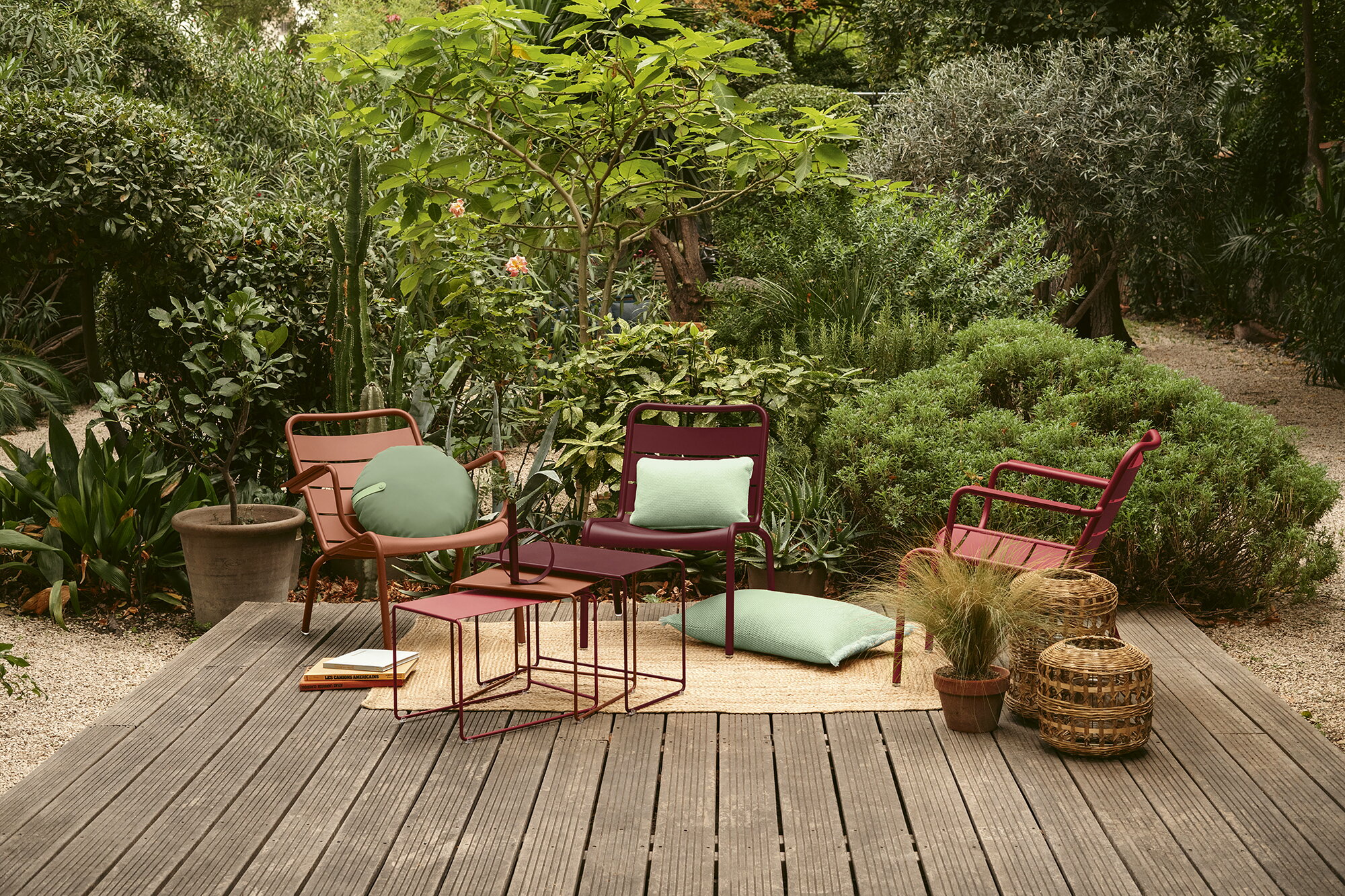 Fermob Luxembourg low armchair, anthracite Finnish Design Shop CH