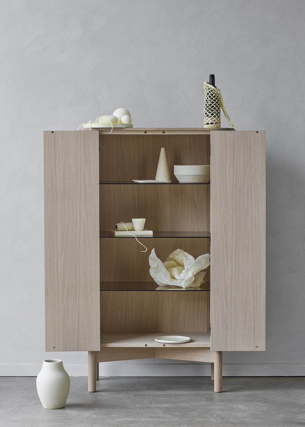 Northern Loud kaappi, korkea, vaalea tammi | Finnish Design Shop