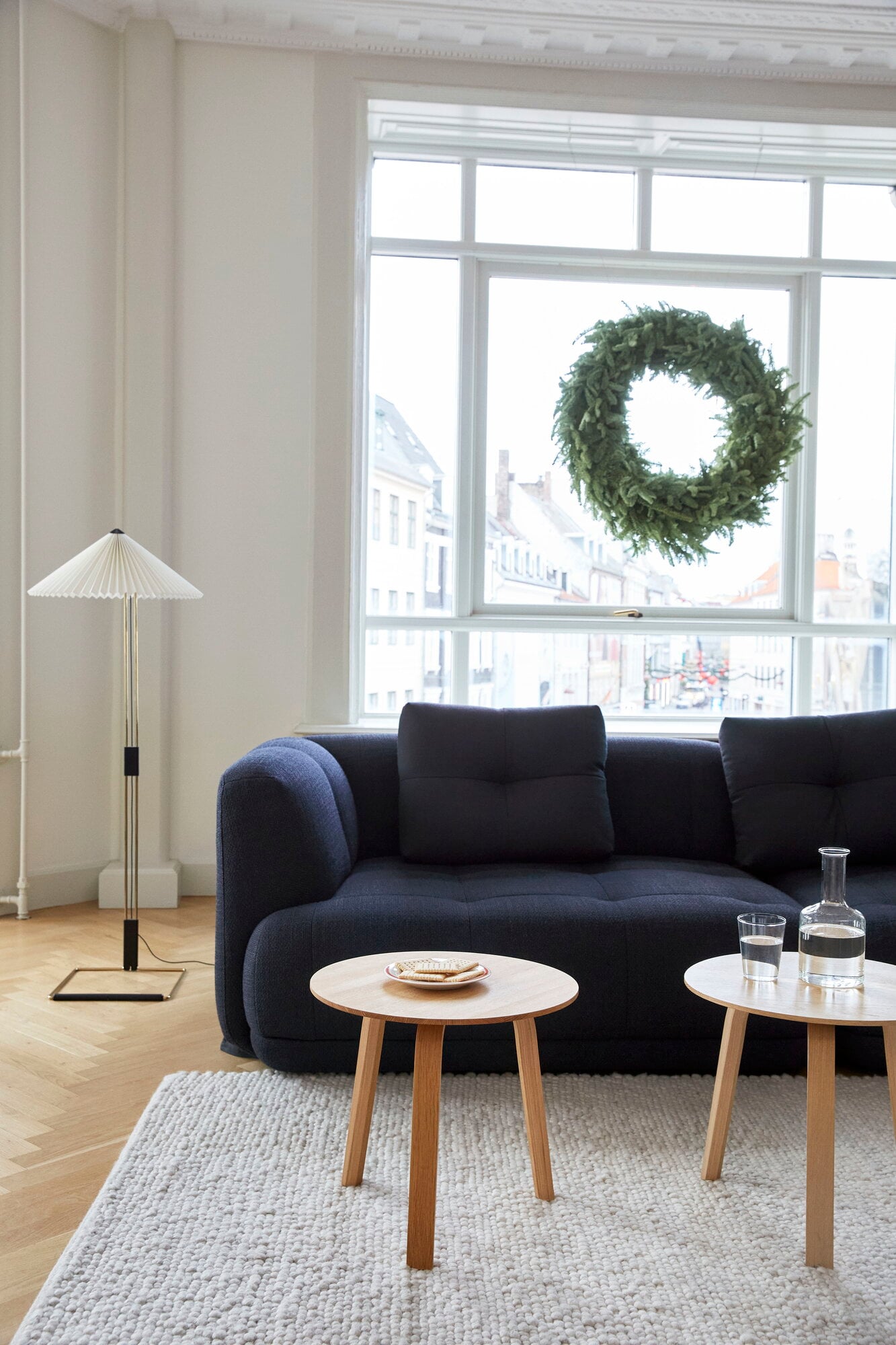 HAY Bella coffee table 45 cm, high, oiled oak | Finnish Design Shop