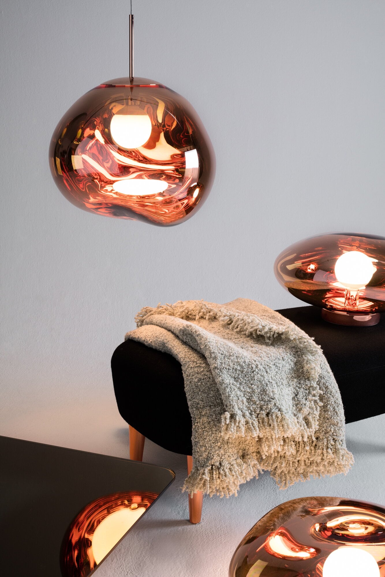 Tom Dixon Melt LED pendant, copper | Finnish Design Shop NL