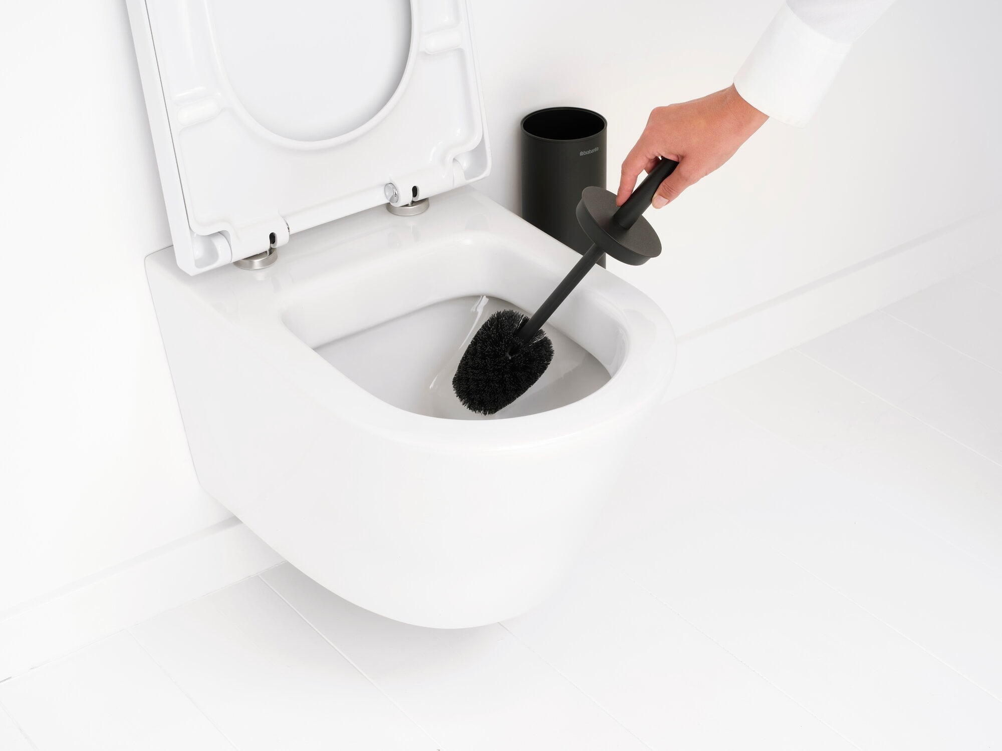 Brabantia MindSet toilet brush and holder, mineral infinite grey ...