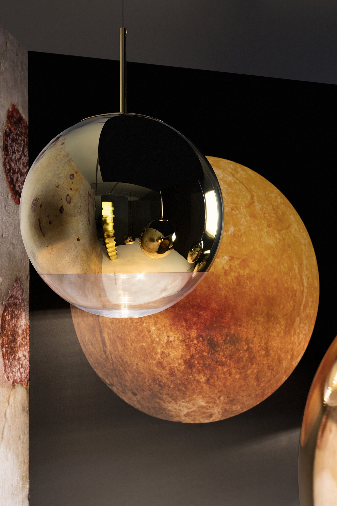 Tom Dixon Mirror Ball LED pendant, 40 cm, silver | Finnish Design Shop