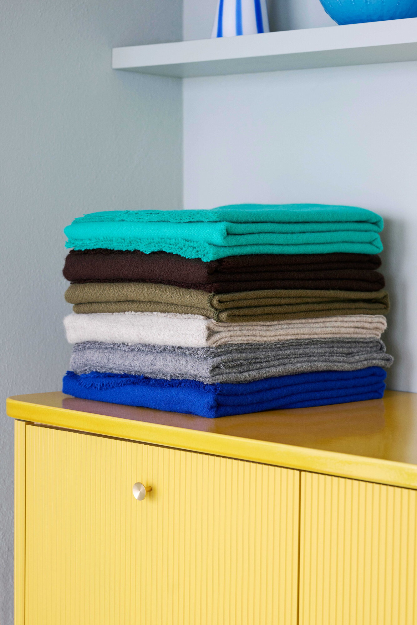 HAY Mono blanket, 130 x 180 cm, aqua green | Finnish Design Shop