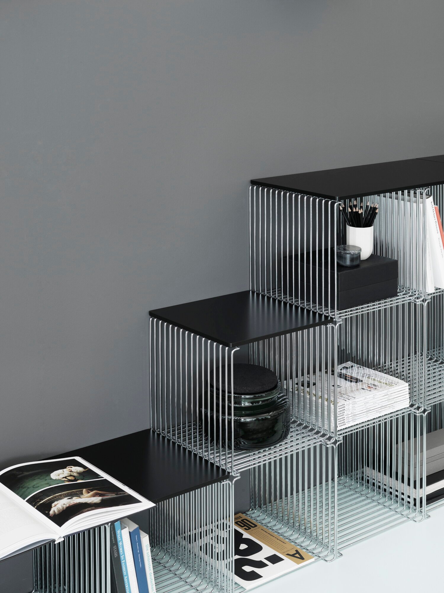 【Montana】 Panton Wire Single クローム Montana Furniture Panton Wire Single module, depth 34,8 cm