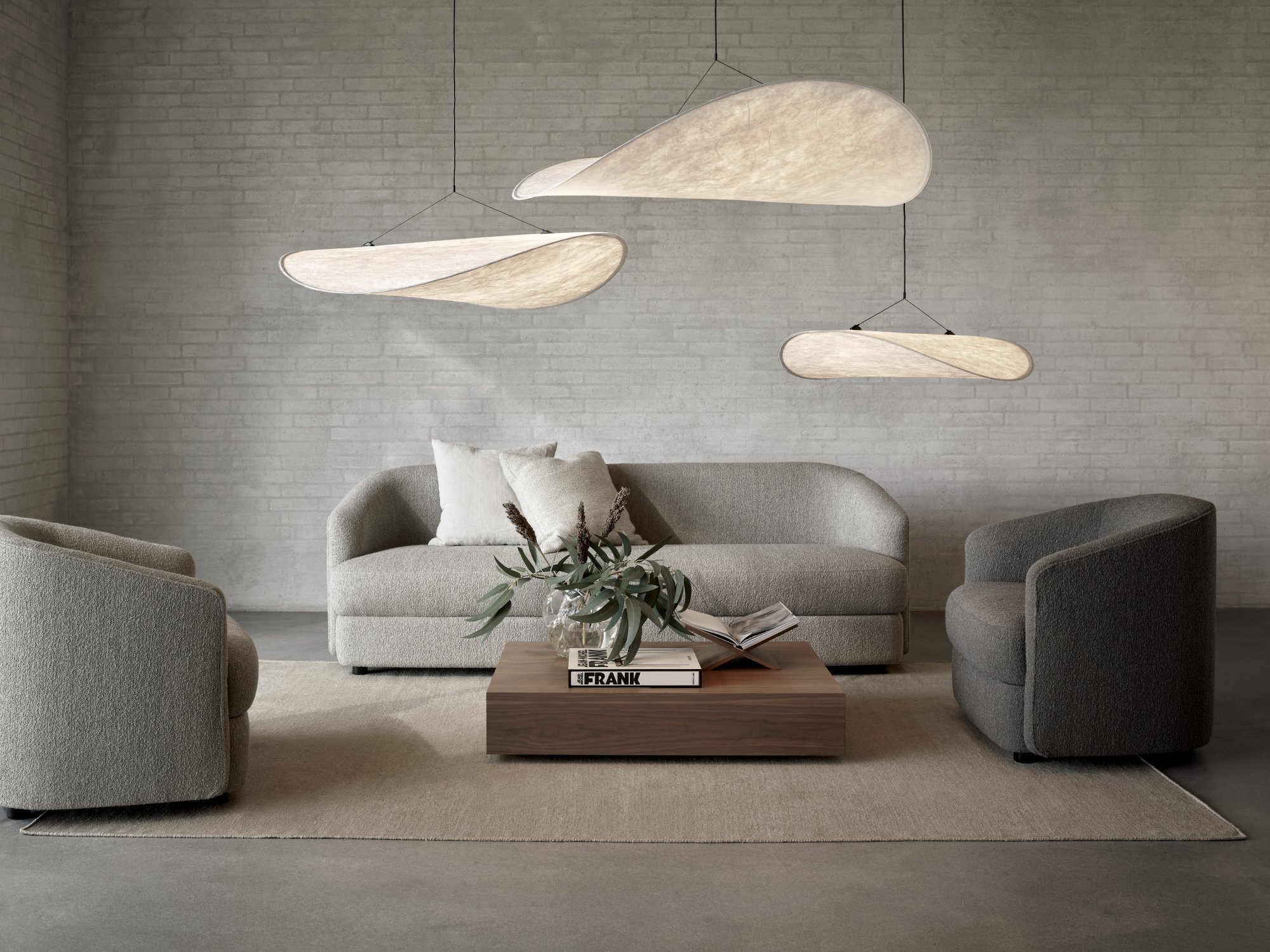 New Works Tense pendant 70 cm, white | Finnish Design Shop