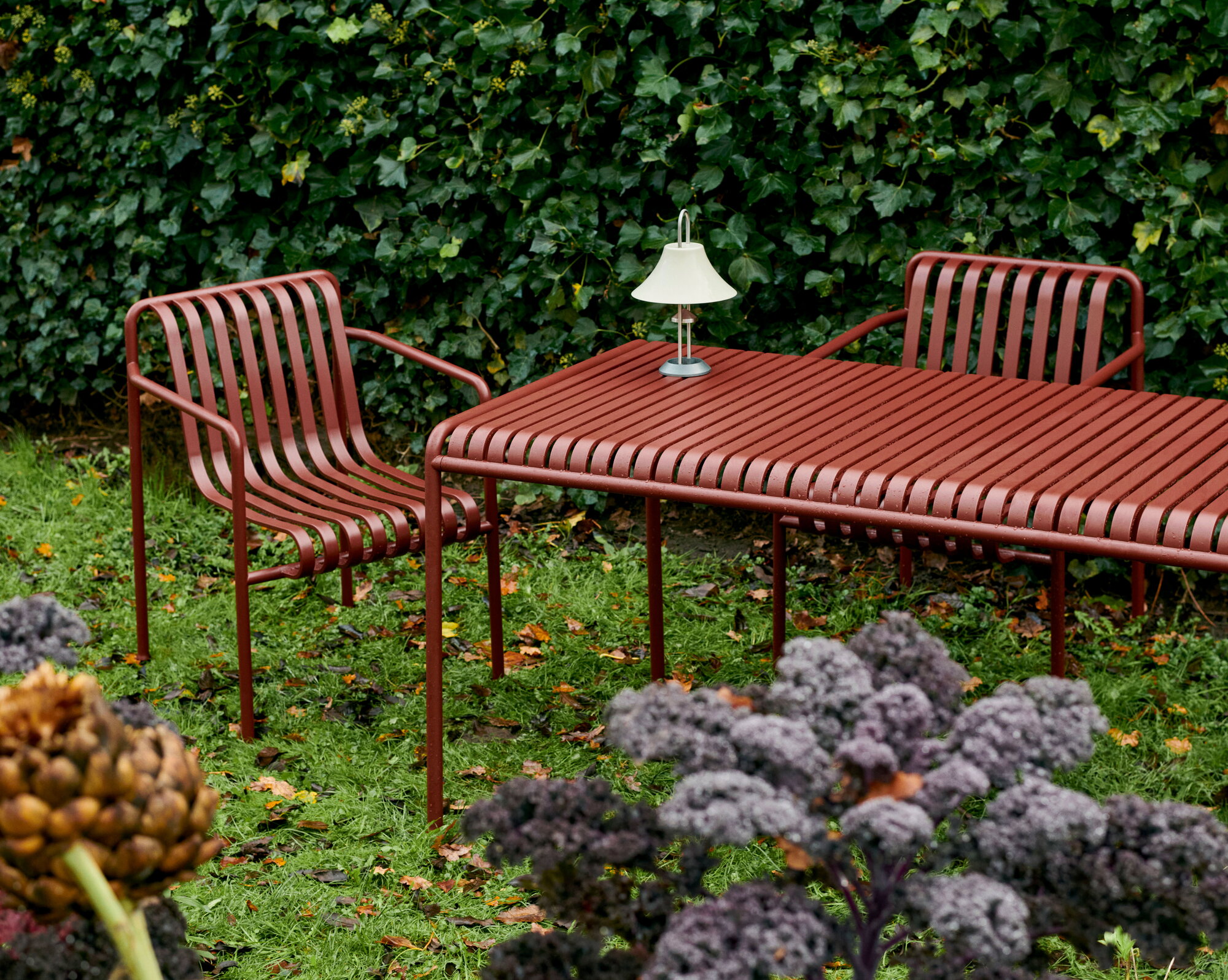 HAY Palissade dining armchair, iron red | Finnish Design Shop HAY Palissade dining armchair, iron red | Finnish Design Shop