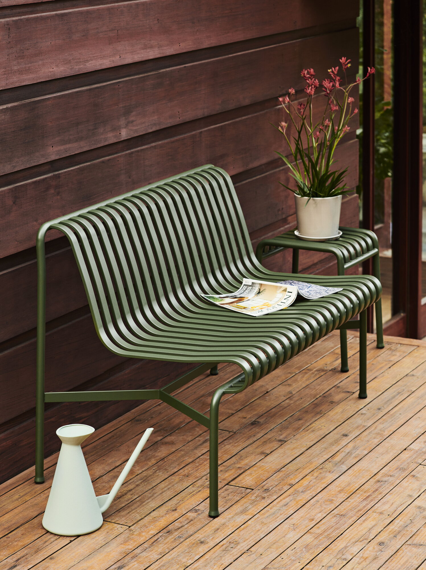 HAY Palissade stool, olive | Finnish Design Shop