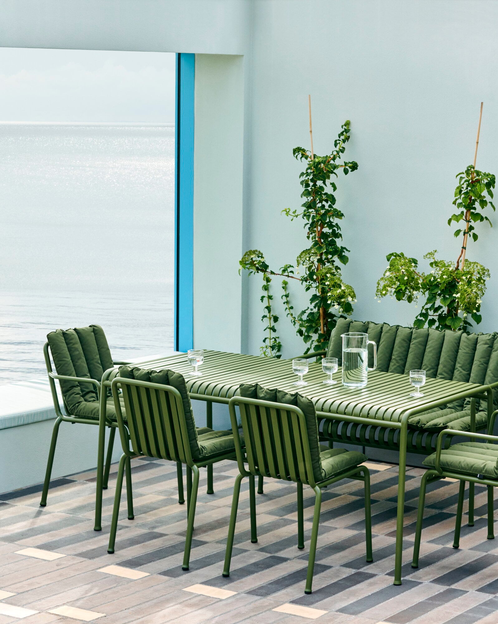 デンマーク/HAY【椅子/ABOUT A CHAIR】3脚セット Green HAY Palissade chair, olive | Finnish Design Shop