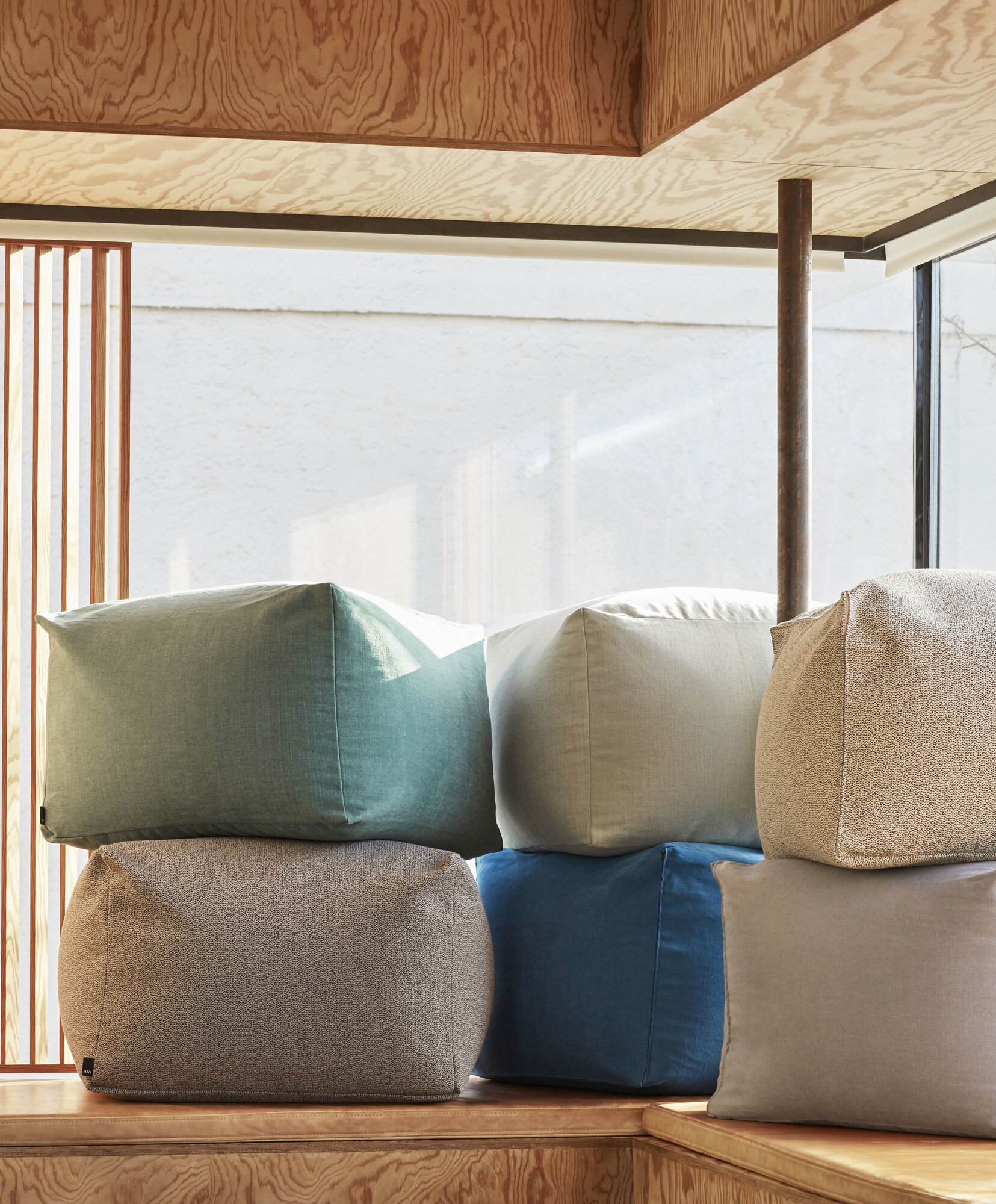 HAY Pouf, cream sprinkle | Finnish Design Shop