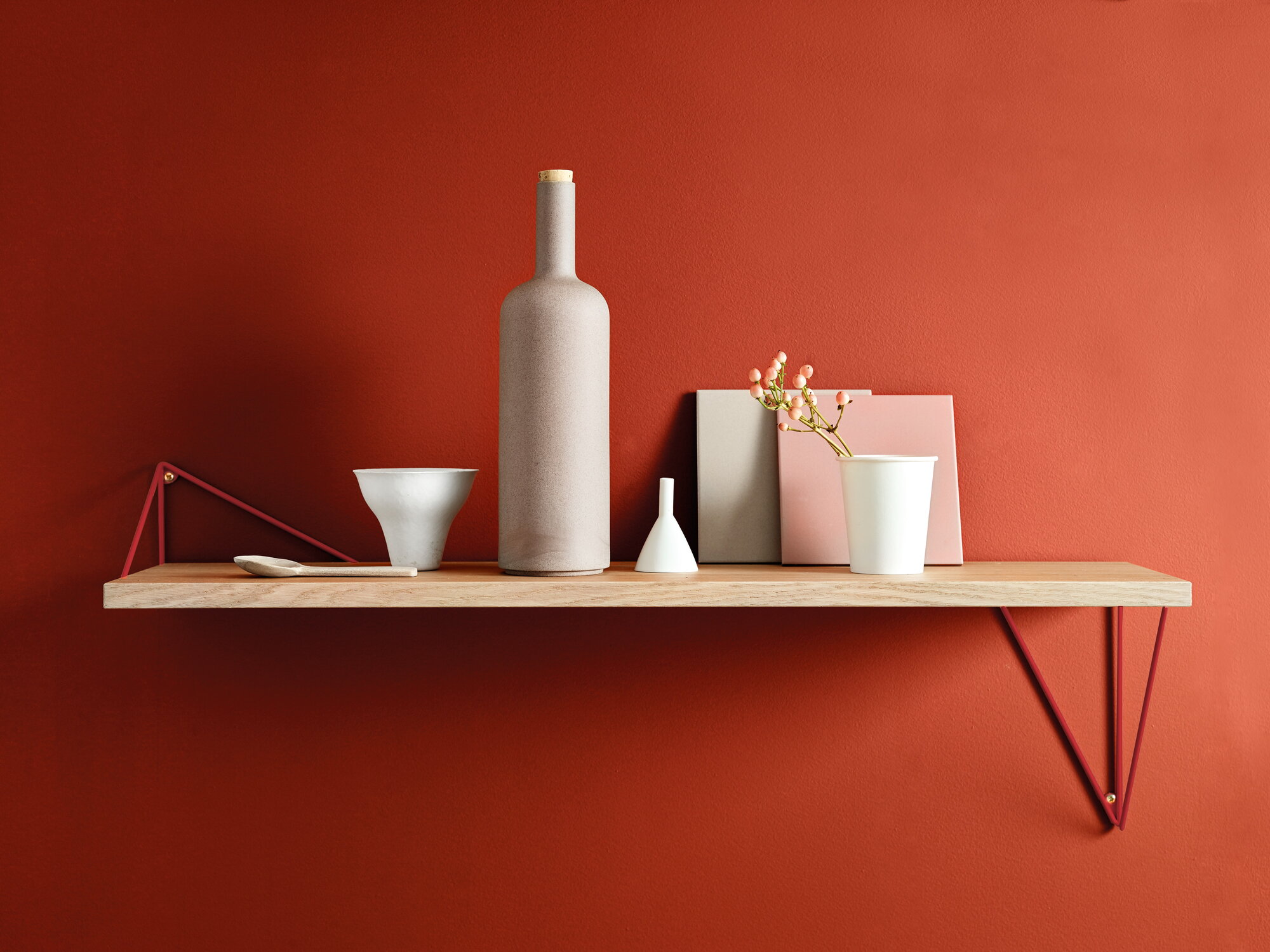 Maze Pythagoras shelf, 80 x 20 cm, ash | Finnish Design Shop