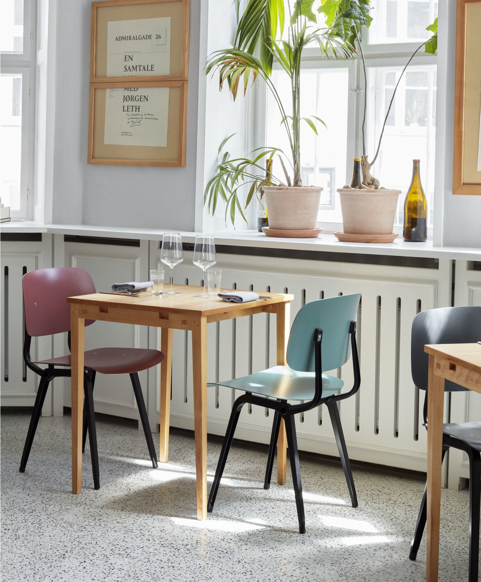 HAY Revolt chair, black - petrol green 3.0 | Finnish Design Shop