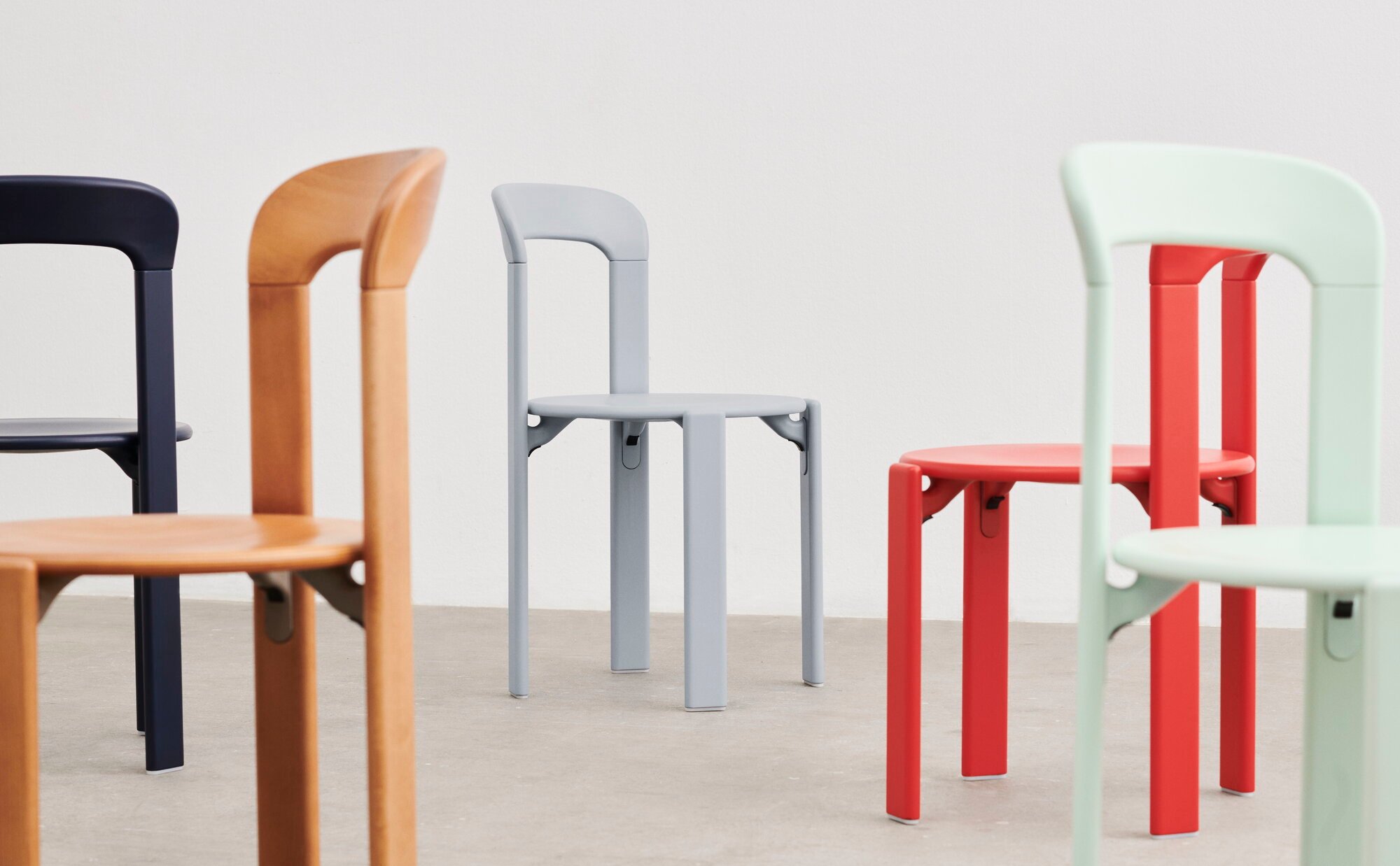 HAY Rey chair, slate blue | Finnish Design Shop