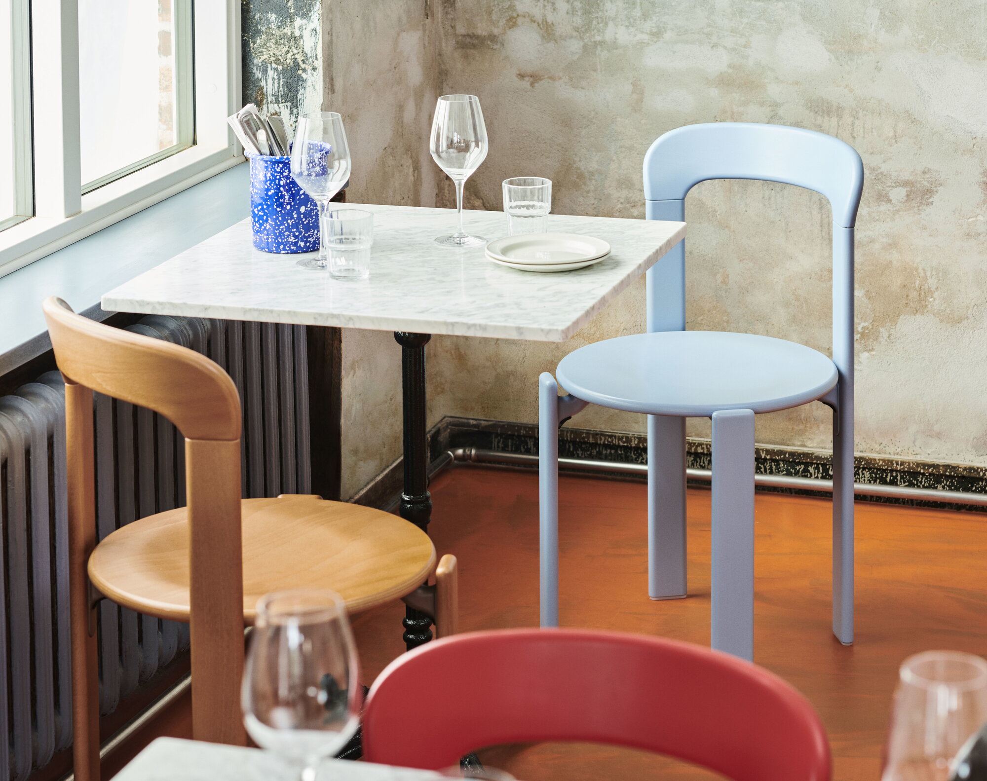 HAY Rey chair, slate blue | Finnish Design Shop