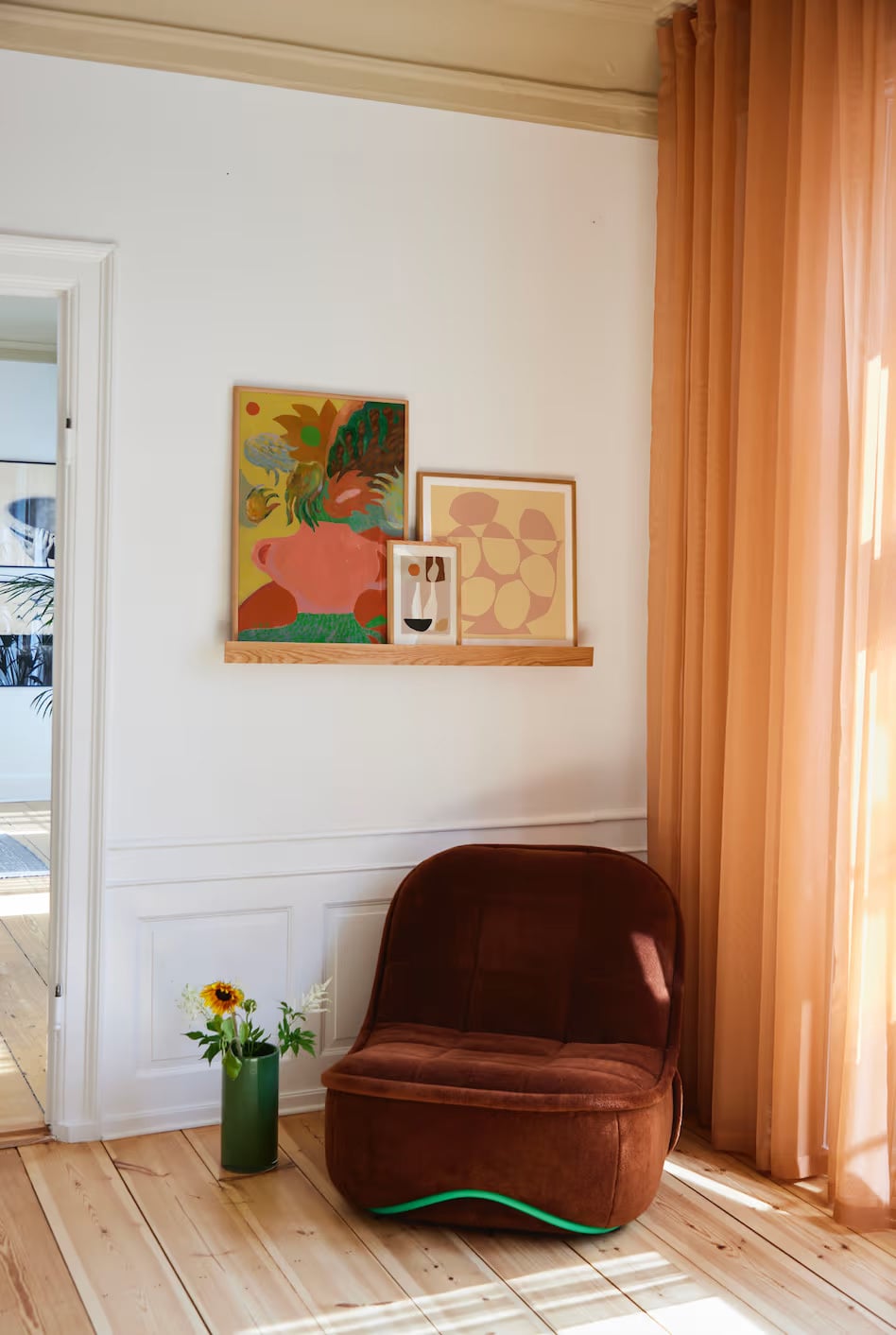 Paper Collective Gallery Shelf, 60 cm, oak | Finnish Design Shop UK