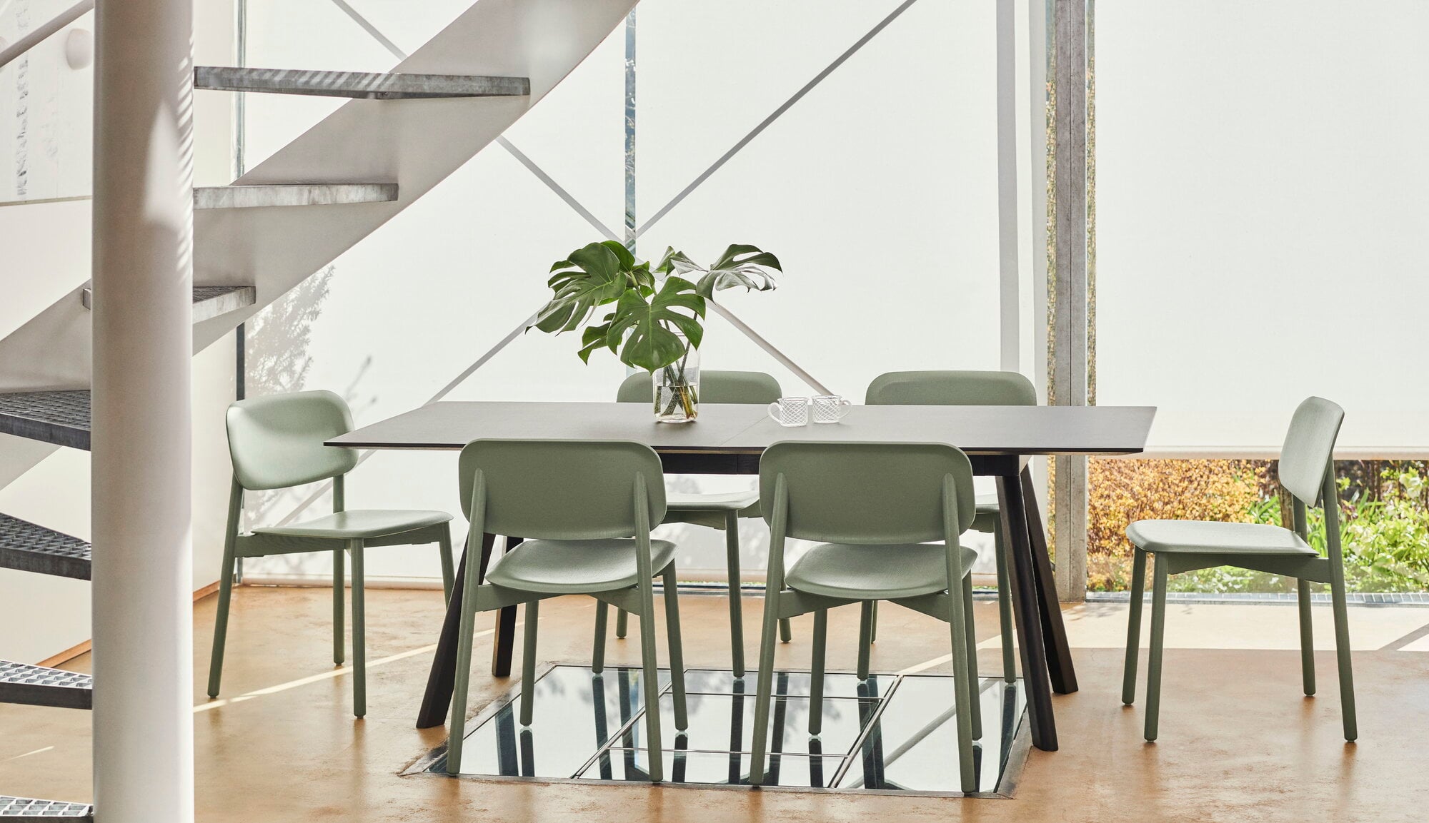 HAY Soft Edge 60 chair, dusty green | Finnish Design Shop