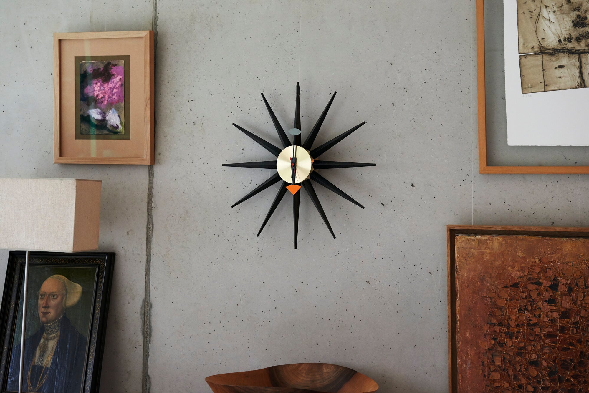 インテリア時計 70s White Sunburst clock Vitra Sunburst Clock | Finnish Design Shop