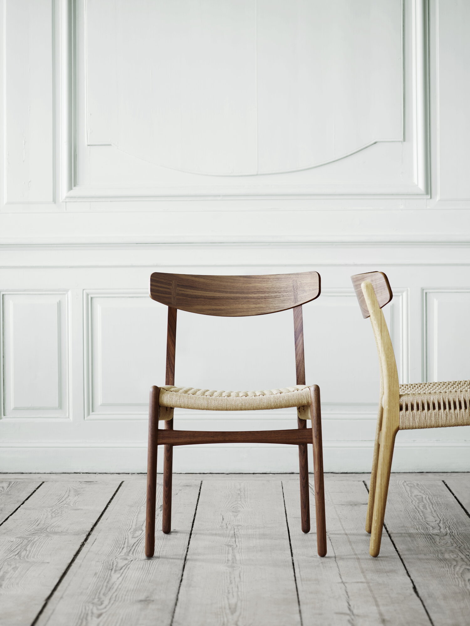 Carl Hansen & Søn CH23 chair, oiled walnut - natural cord