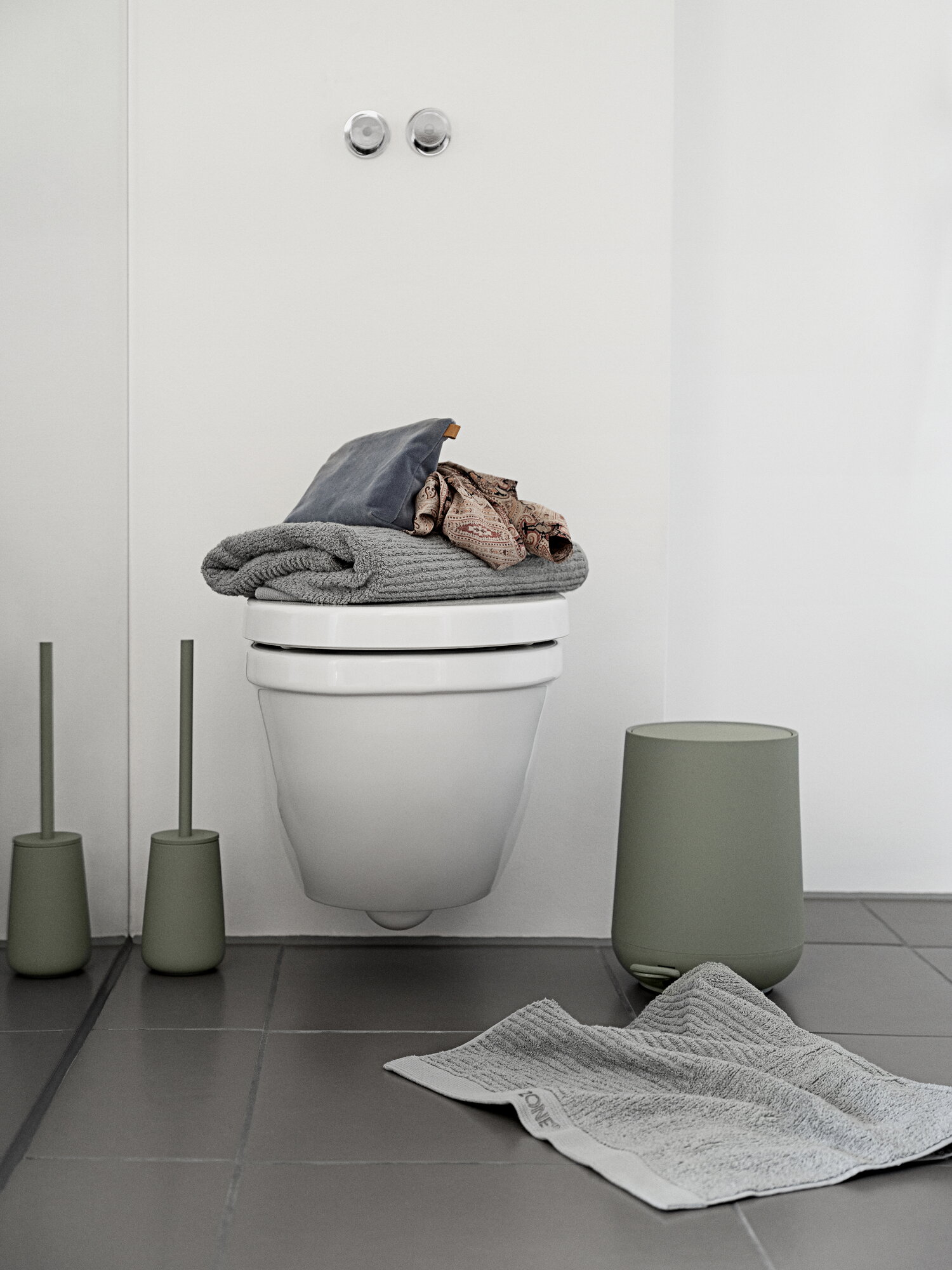 Zone Denmark Nova One toilet brush, matcha green | Finnish Design Shop