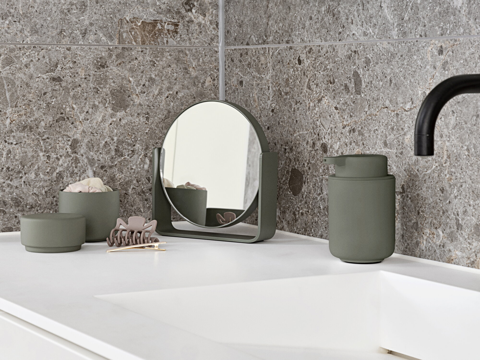 Zone Denmark Nova One soap dispenser, matcha green | Finnish