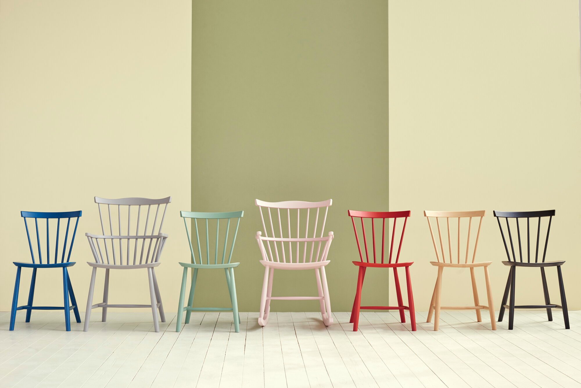 FDB Møbler J46 chair, lacquered beech | Finnish Design Shop
