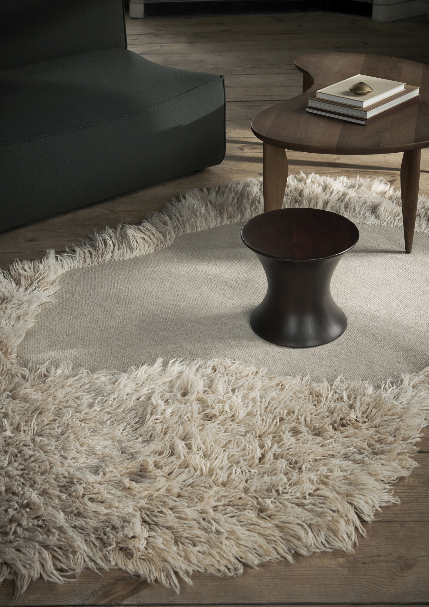 ferm living Norte rug ファームリビング　ラグ Ferm Living Norte rug, 150 x 220 cm, natural | Finnish Design Shop