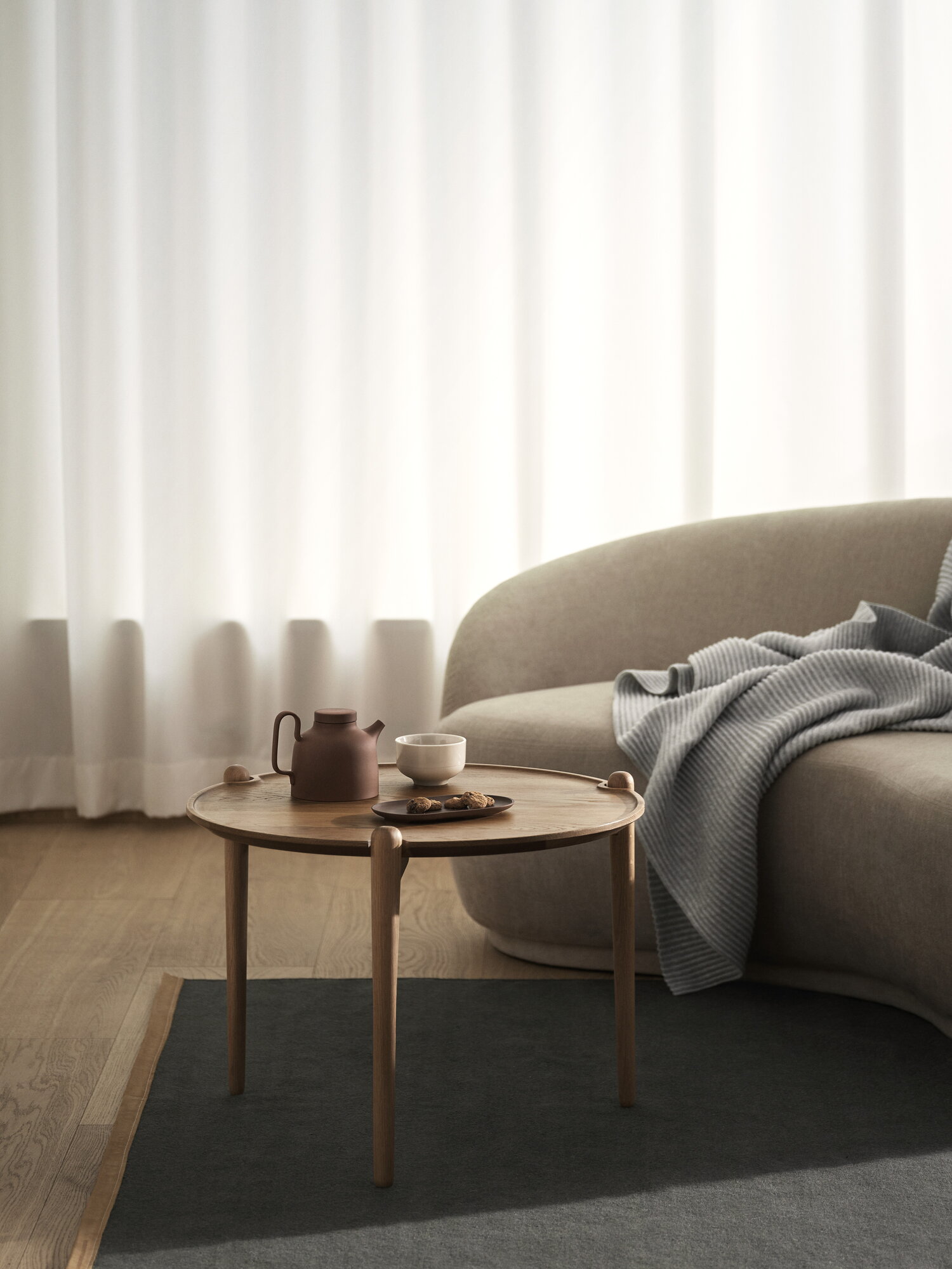 Design House Stockholm Aria Sohvap yt 60 Cm Korkea Tammi Finnish 