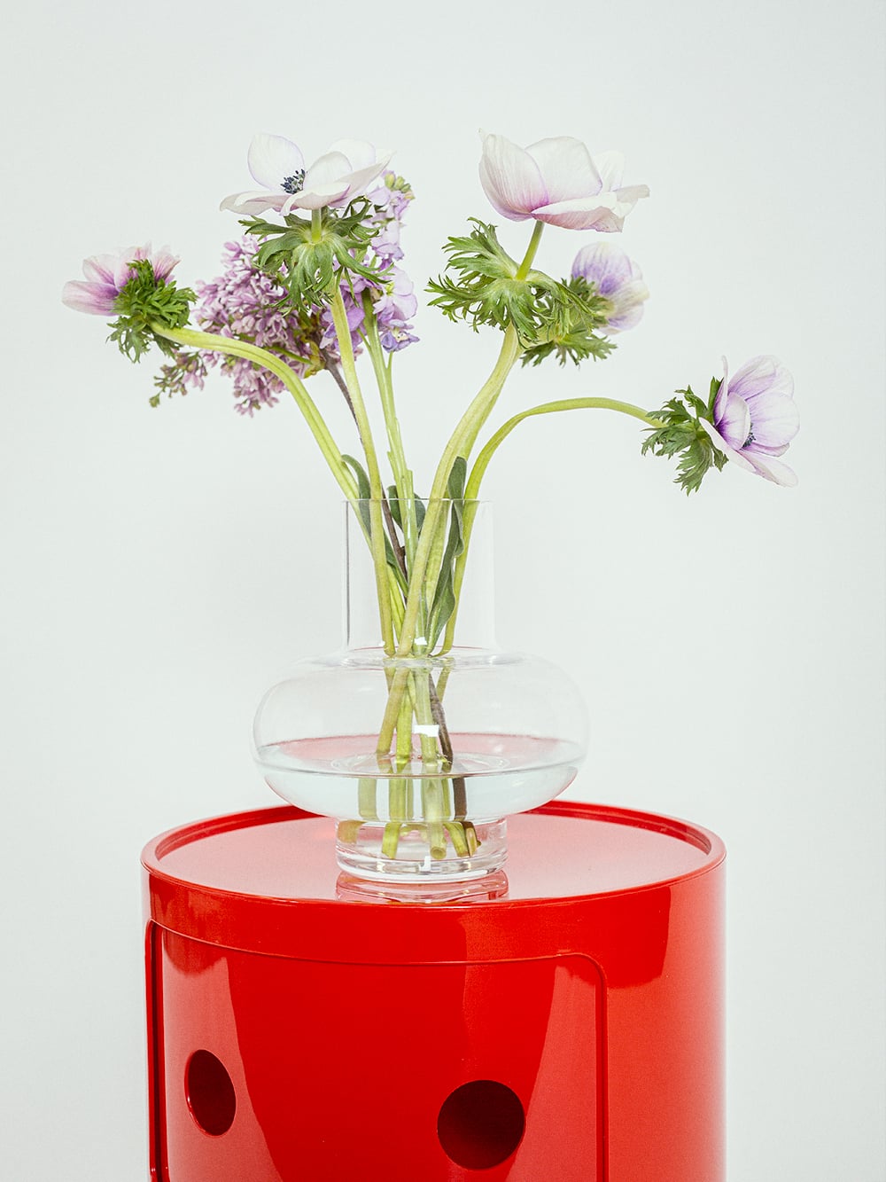 Kartell Componibili Smile storage unit 1, 2 modules, red | Finnish